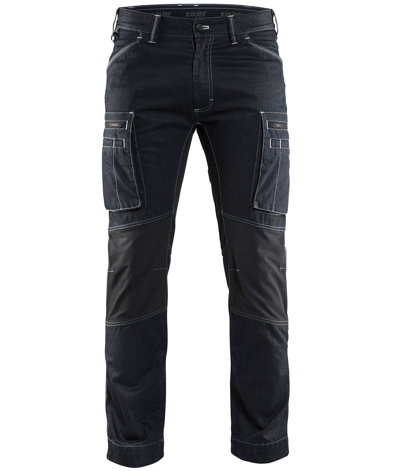 Bl&aring;kl&auml;der denim servicebyxa