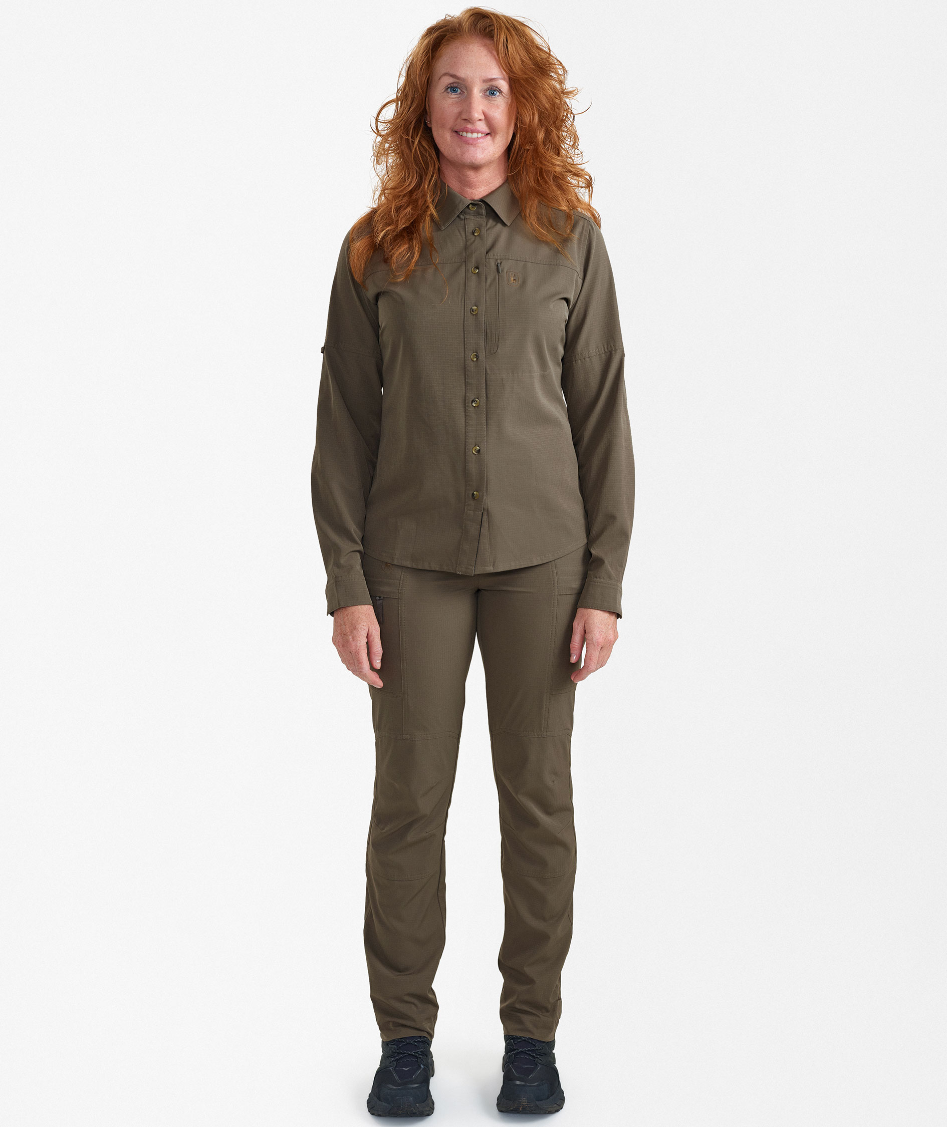 Deerhunter Canopy skjorta dam, Stone Grey