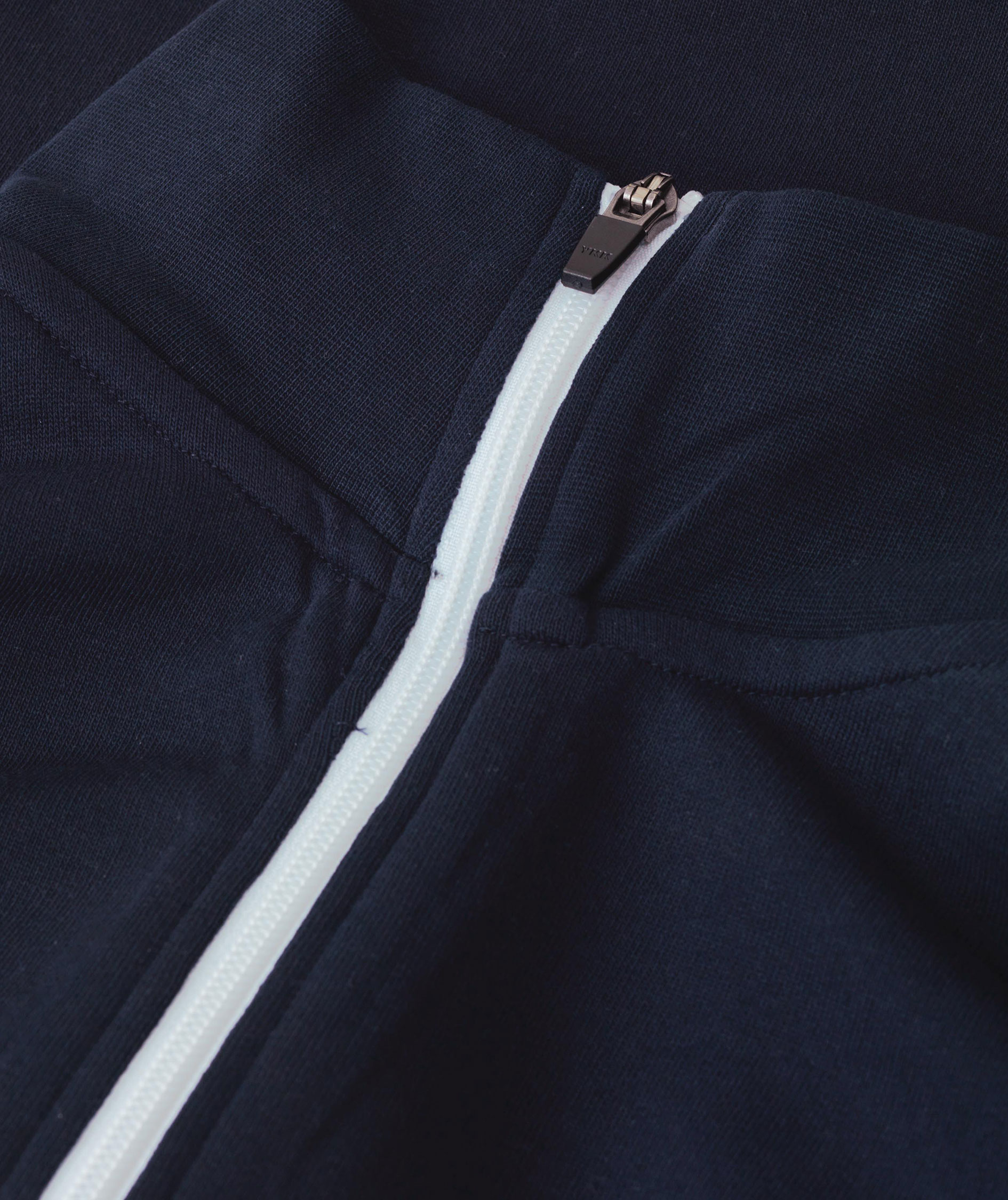 ID women's work sweater with zipper/cardigan, Marine Blue, large image number 4