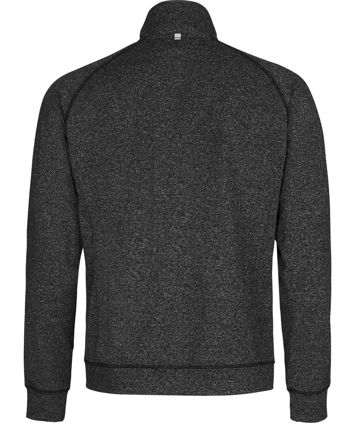 Pitch Stone cardigan  med blixtl&aring;s, Dark black melange