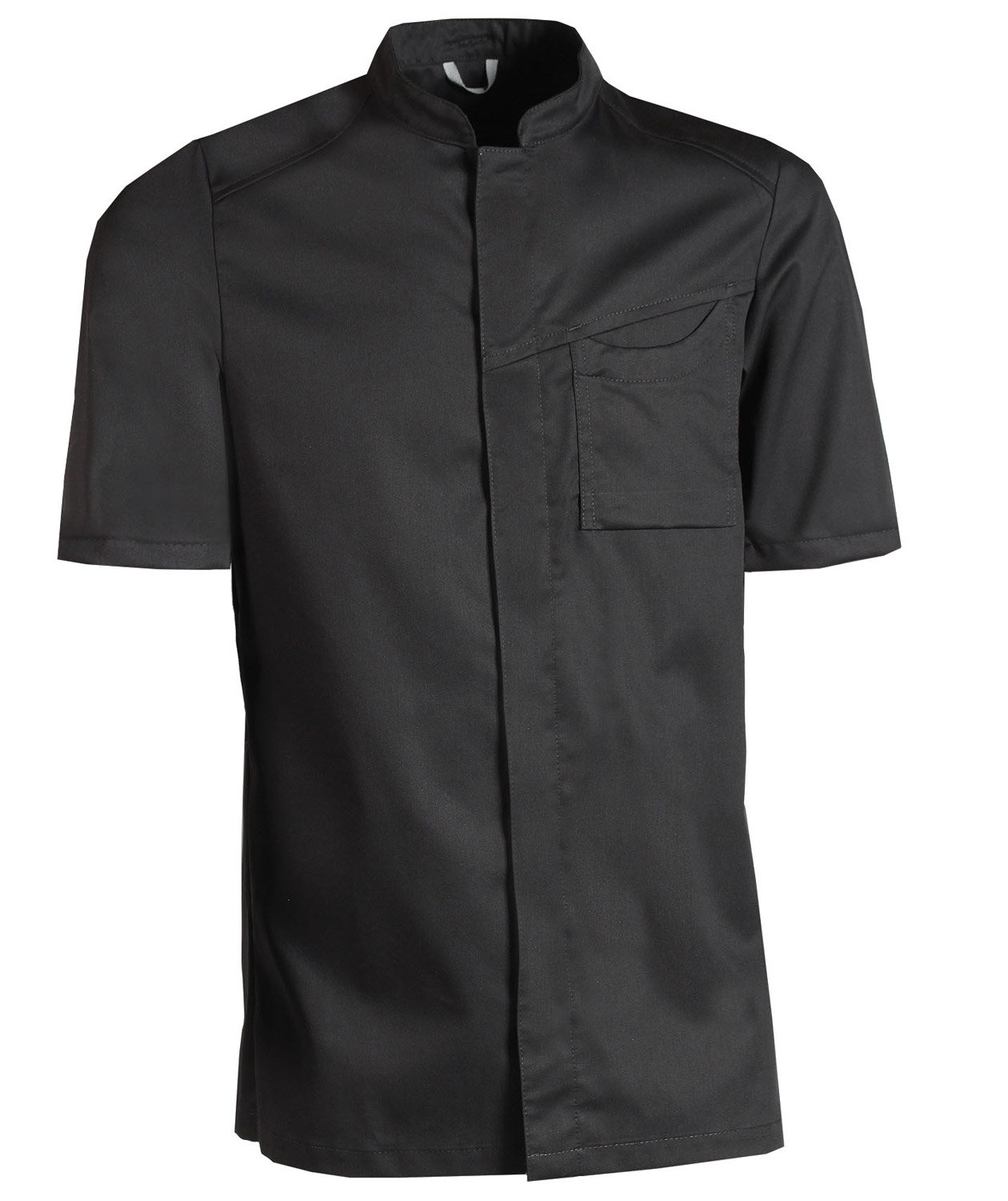 Nybo Workwear&nbsp;New Nordic kort&auml;rmad kockjacka, Svart