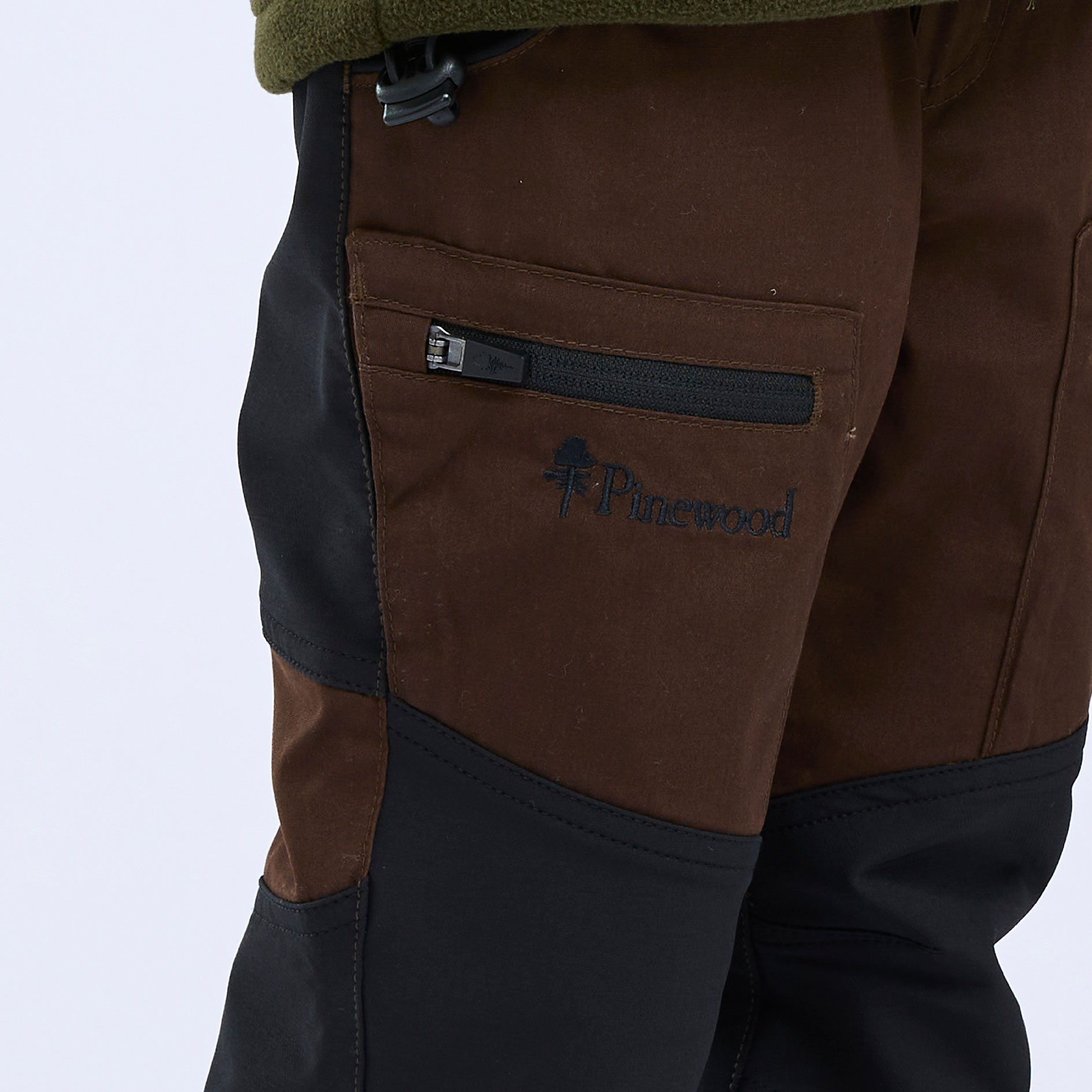 Pinewood Caribou outdoorbukser til b&oslash;rn, Dark Brown/Black, large image number 5