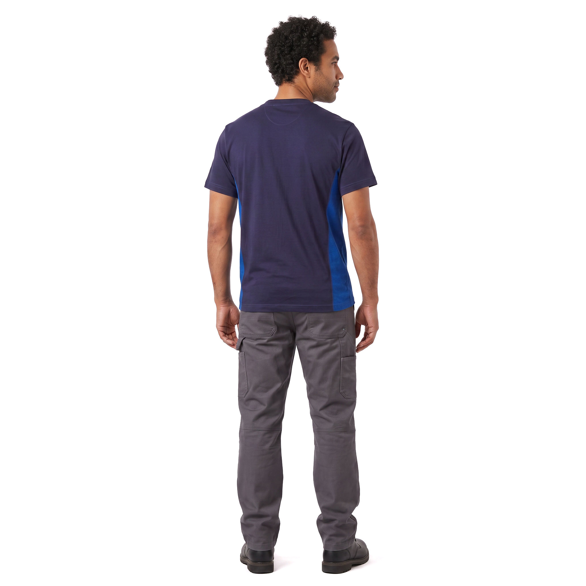 J.A.K. Basic T-shirt 1624, Marine/Kongebl&aring;, large image number 3