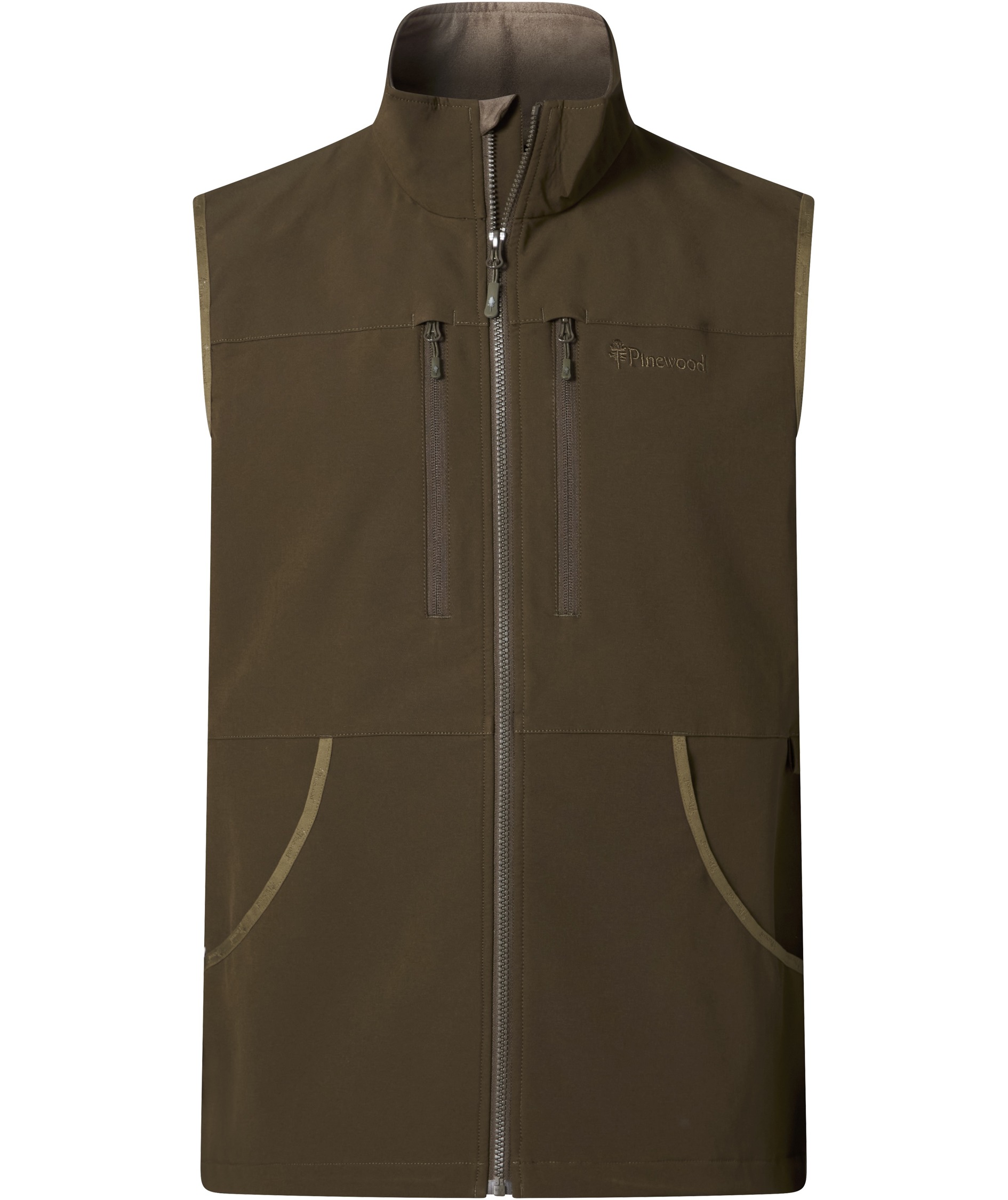 Pinewood&nbsp;Dog Sports Stretch softshellvest, Dark olive , Dark olive , swatch