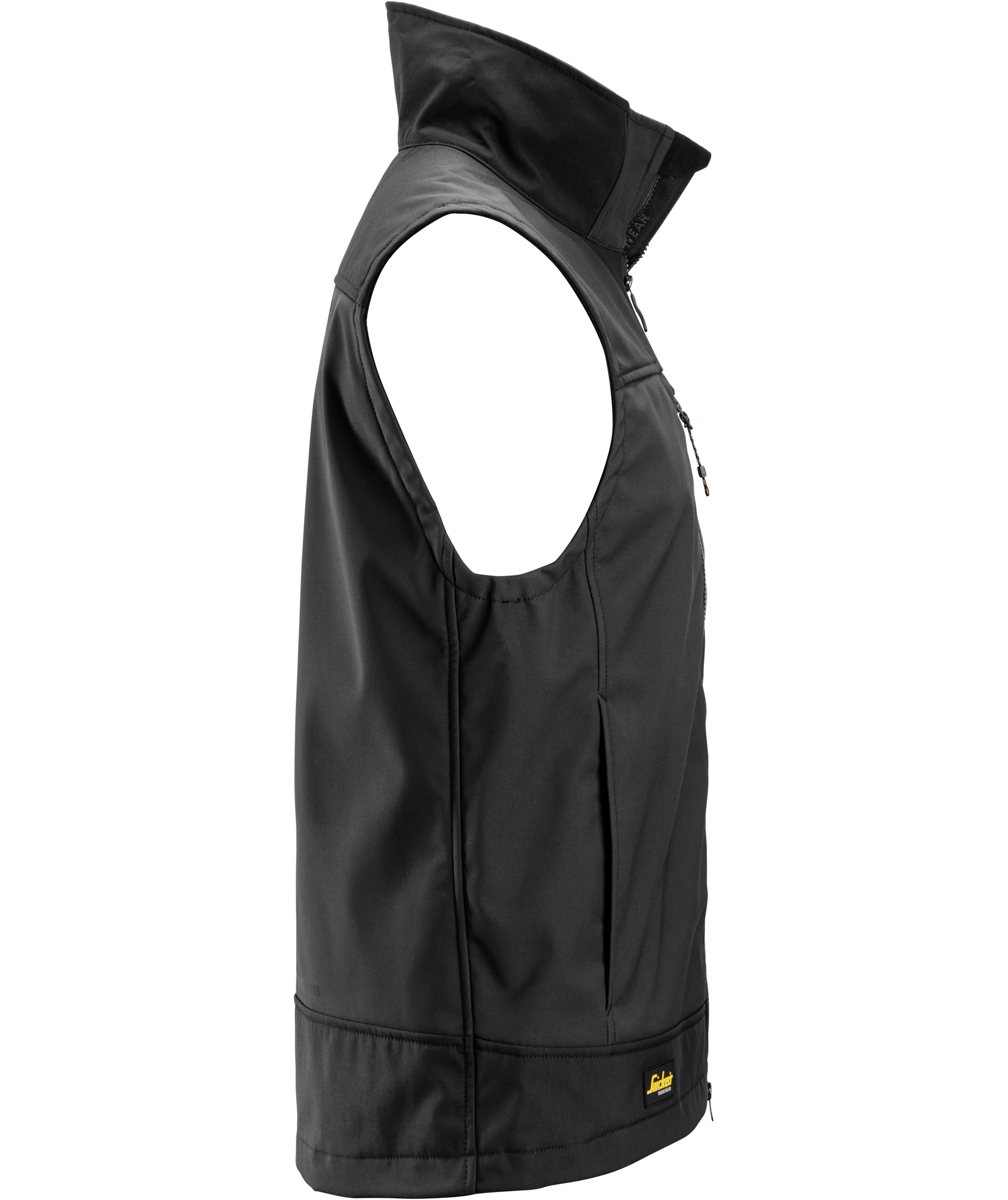 Snickers&nbsp;AllroundWork softshell vest 4506, Black/Black, large image number 2