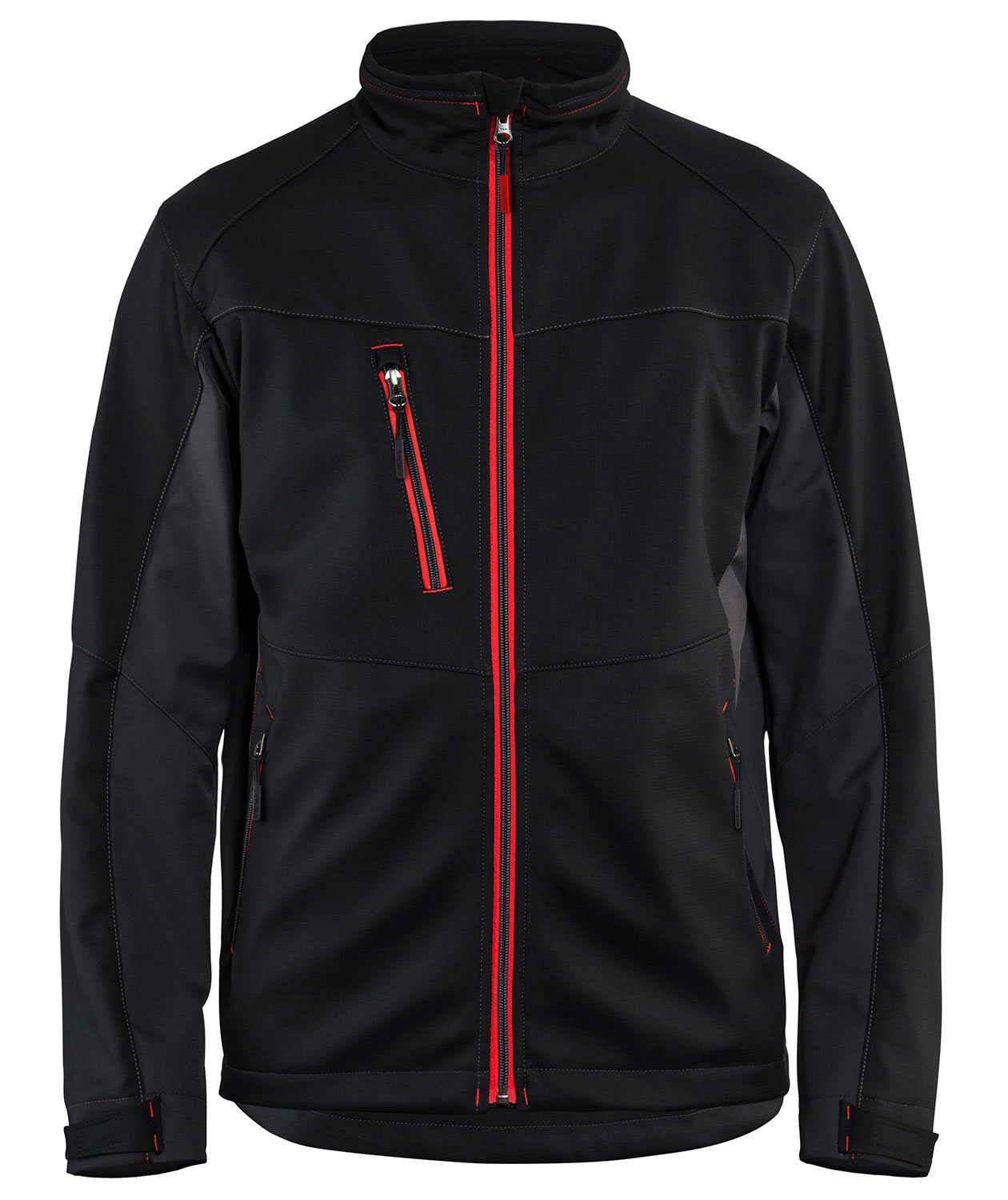 Bl&aring;kl&auml;der Unite softshelljacka, Svart/R&ouml;d, Svart/R&ouml;d, swatch