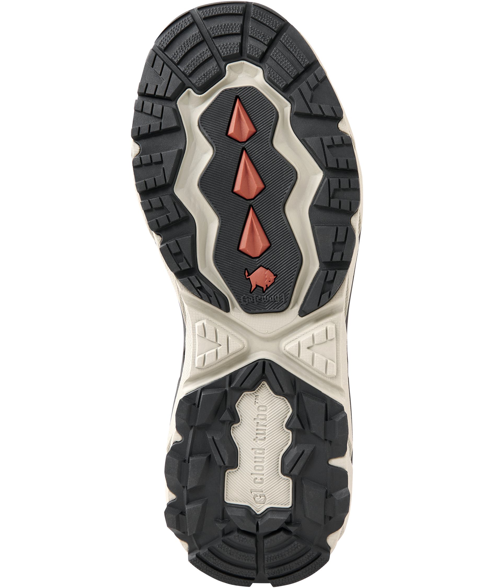 Gateway1 Calvus 3" G1&reg; speed-lacing&trade; vandrarskor, Dark olive , large image number 2