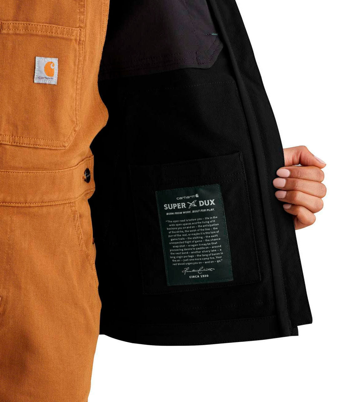 Carhartt Super Dux damejakke, Svart, large image number 3