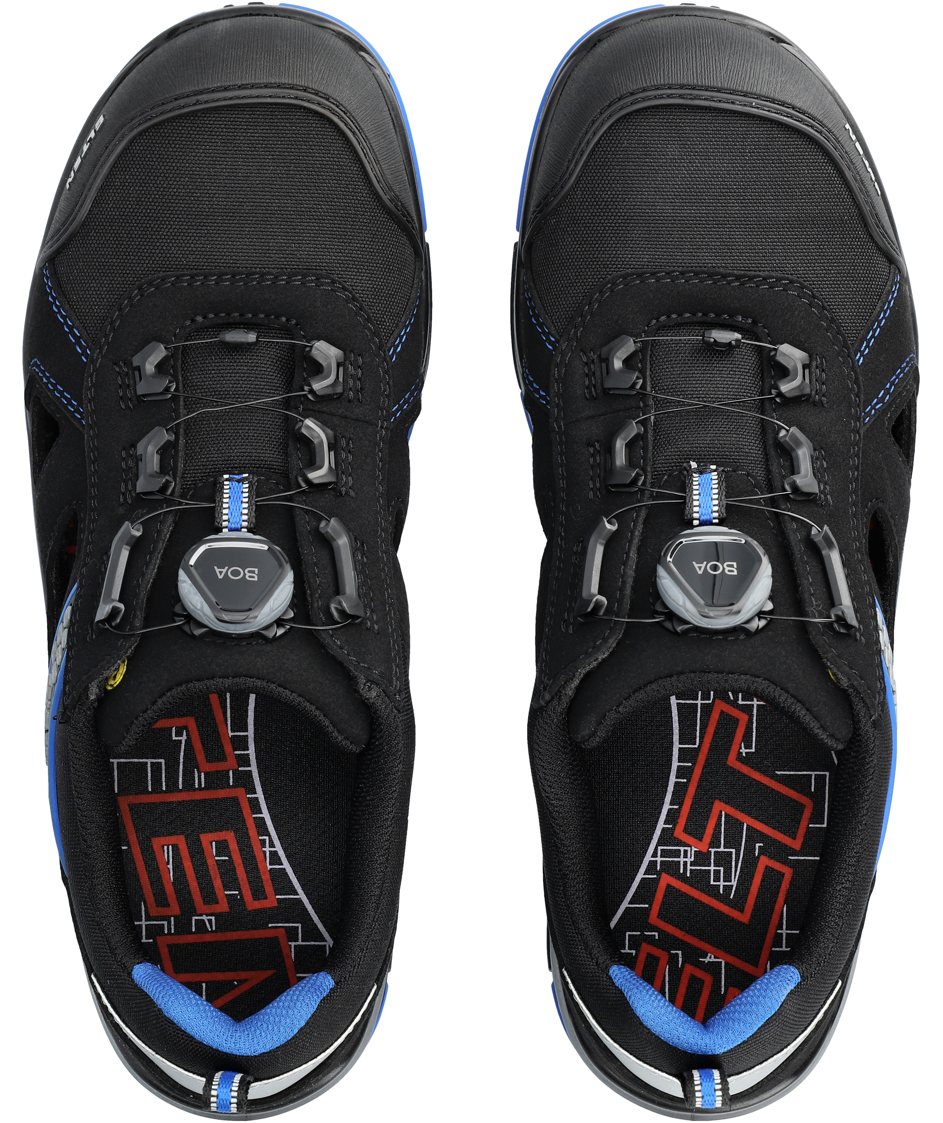 Elten Ian XXTP Pro Boa Blue Air Sicherheitssandalen, Schwarz/Blau, large image number 2