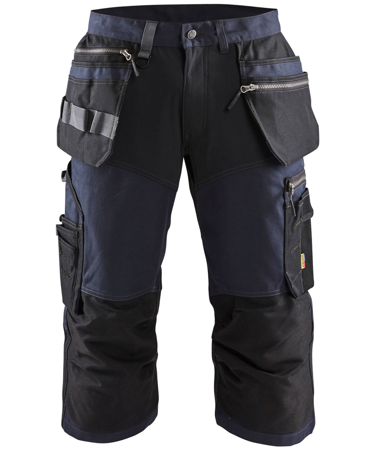 Bl&aring;kl&auml;der hantverkspiratbyxa full stretch, Marinbl&aring;/Svart