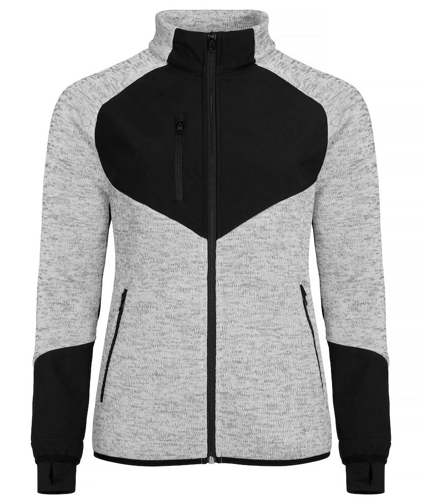 Clique Haines dame fleecejakke, Ash, Ash, swatch