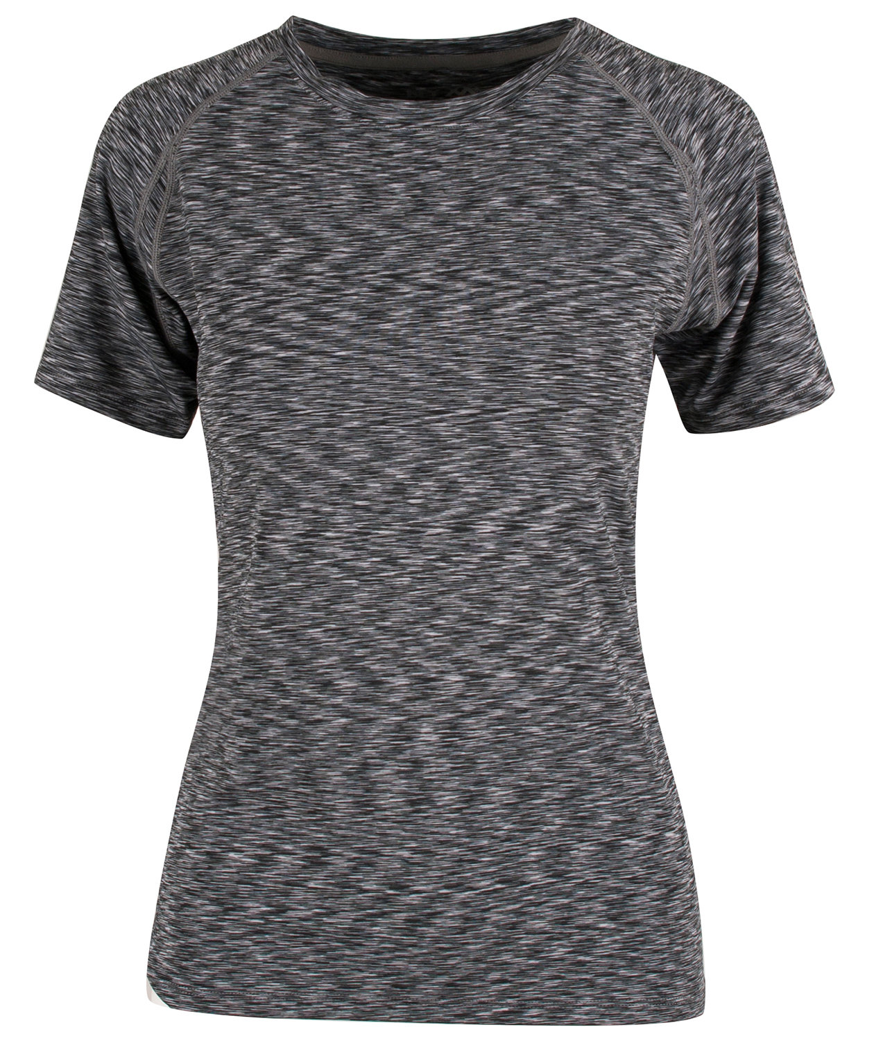 NYXX NO1 T-shirt dam, Svart melange, Svart melange, swatch