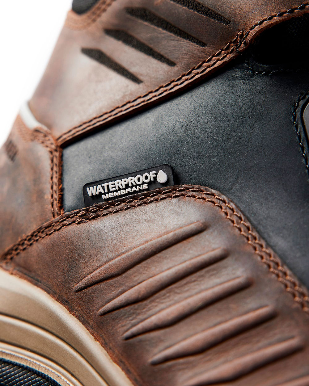 Bl&aring;kl&auml;der Storm vinter vernest&oslash;vler S3, Brun/Svart, large image number 4