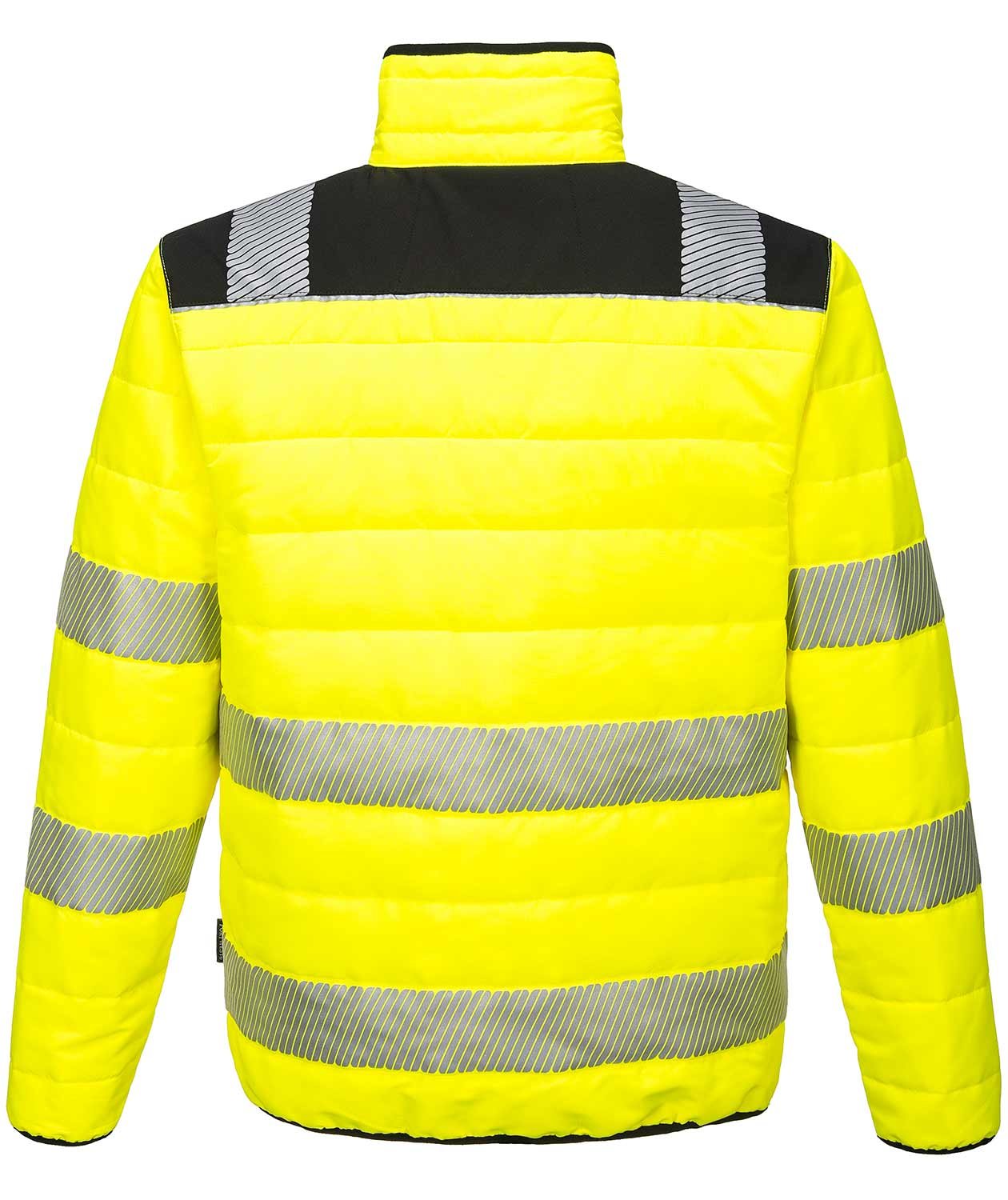 Portwest Baffle arbeidsjakke, Hi-vis Gul/Svart, large image number 1