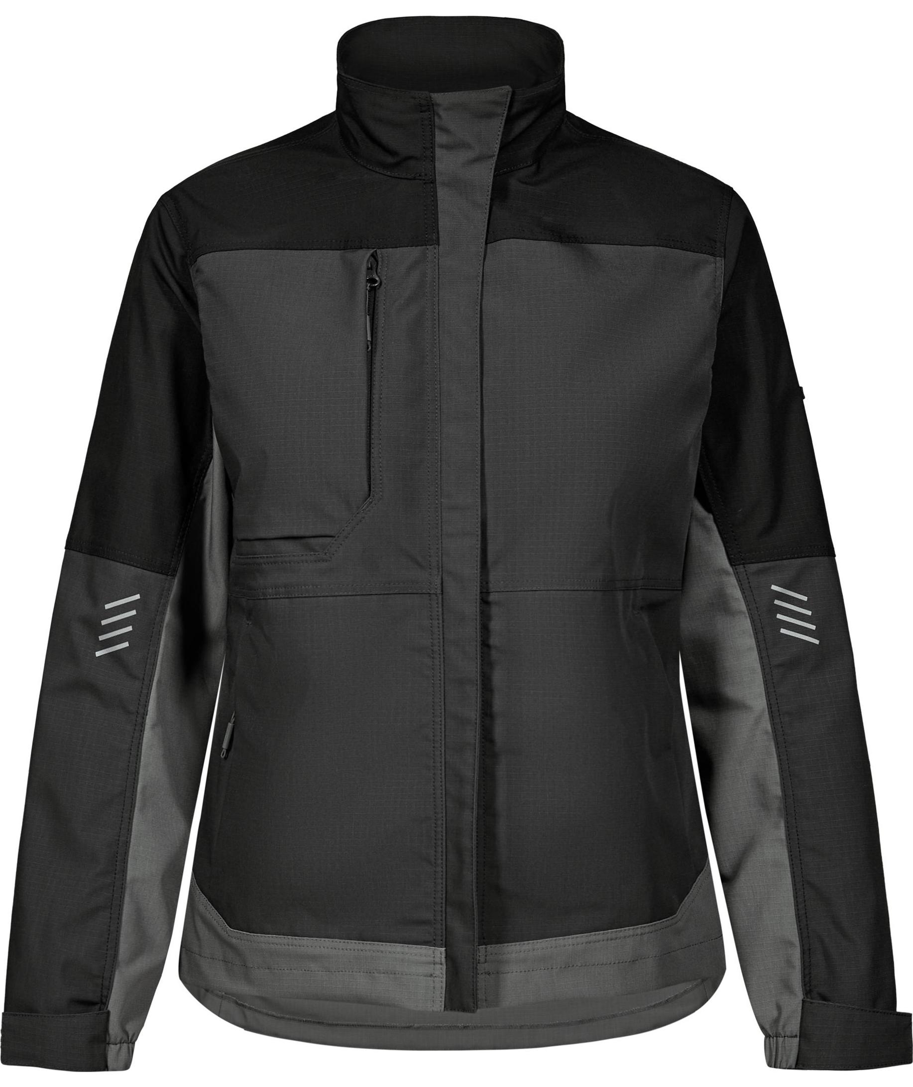 Engel Entire arbetsjacka dam, Anthracite Grey/Black, Anthracite Grey/Black, swatch