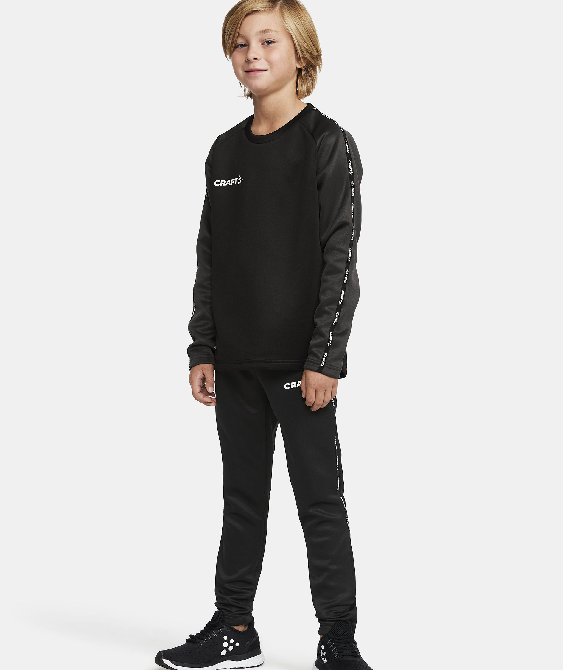 Craft Squad 2.0 training pullover for kids, Black/Granite, large image number 8