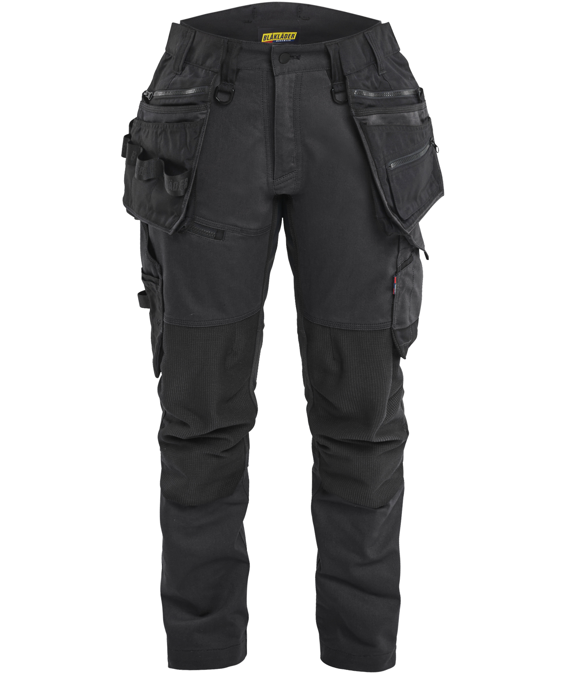 Bl&aring;kl&auml;der Striker Damen Handwerkerhose, Schwarz/Schwarz, large image number 0