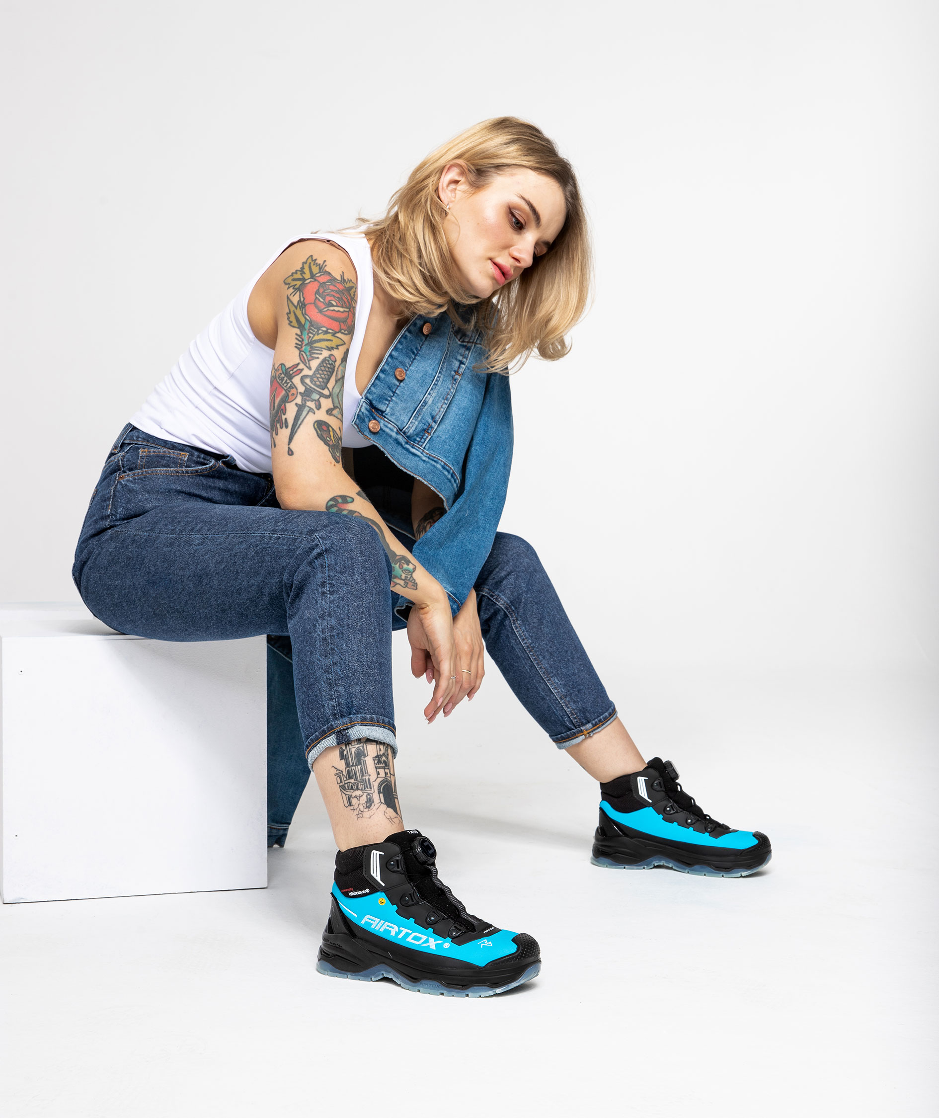 Airtox TX66 sikkerhedsst&oslash;vletter S3, Bl&aring;/Sort, large image number 15