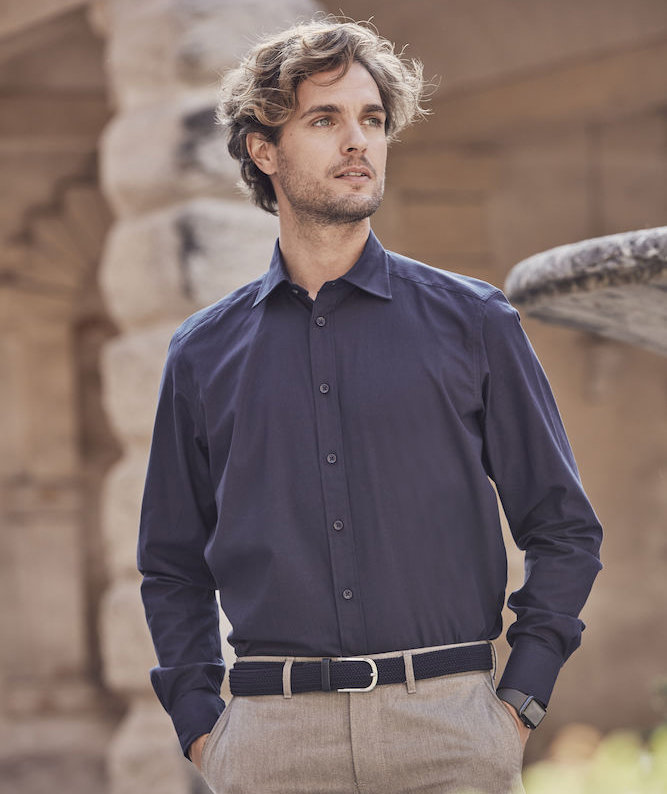 Clique Clark shirt, Dark Marine Blue, large image number 1