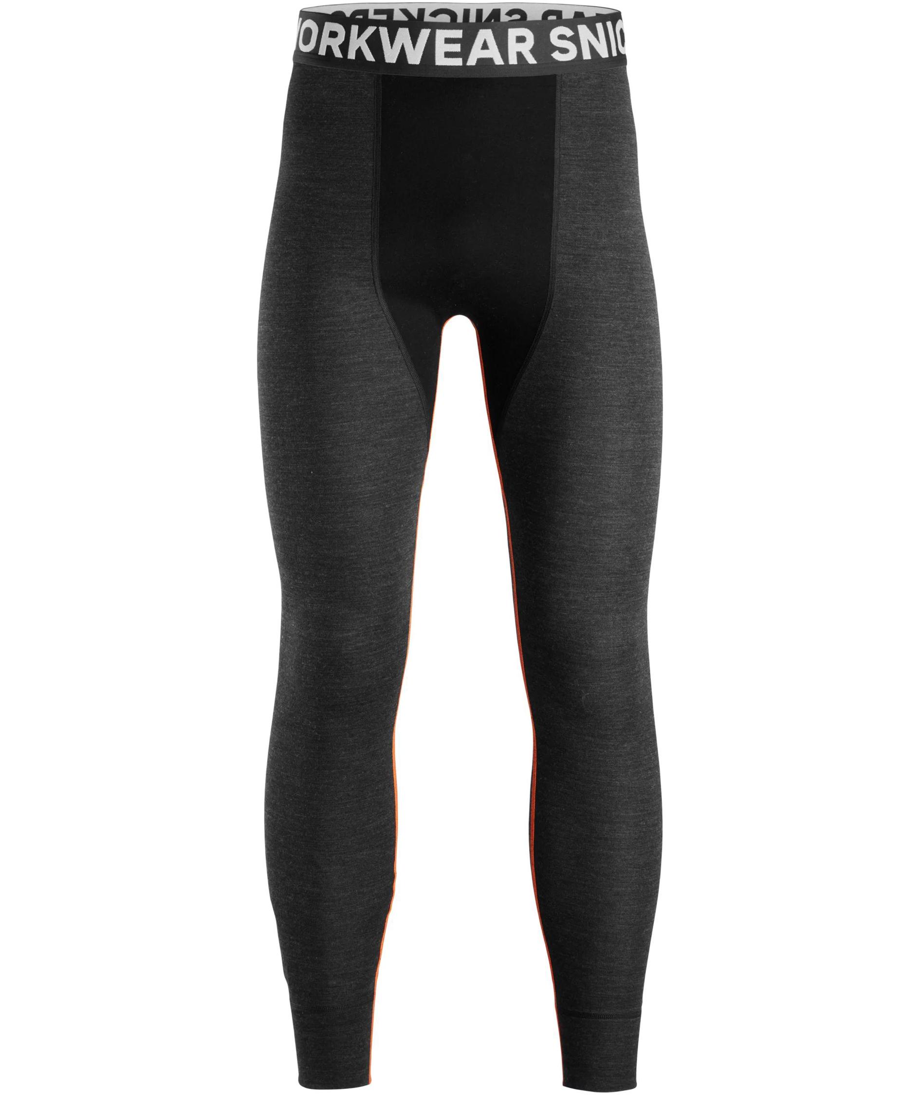Snickers underst&auml;llsbyxor med merinoull 9481, Anthracite Melange/Black
