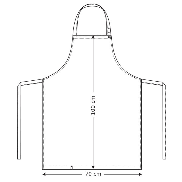 Kentaur bib apron
