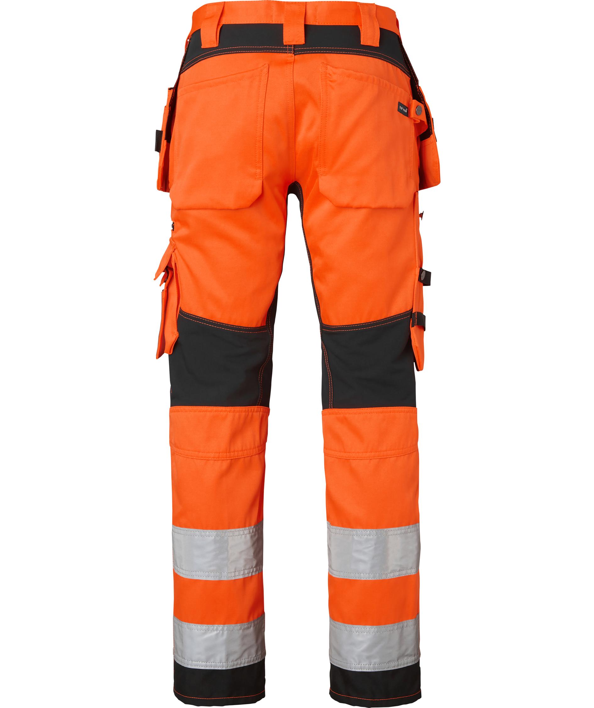 Top Swede h&aring;ndverksbukse 236, Hi-Vis Oransje/Svart