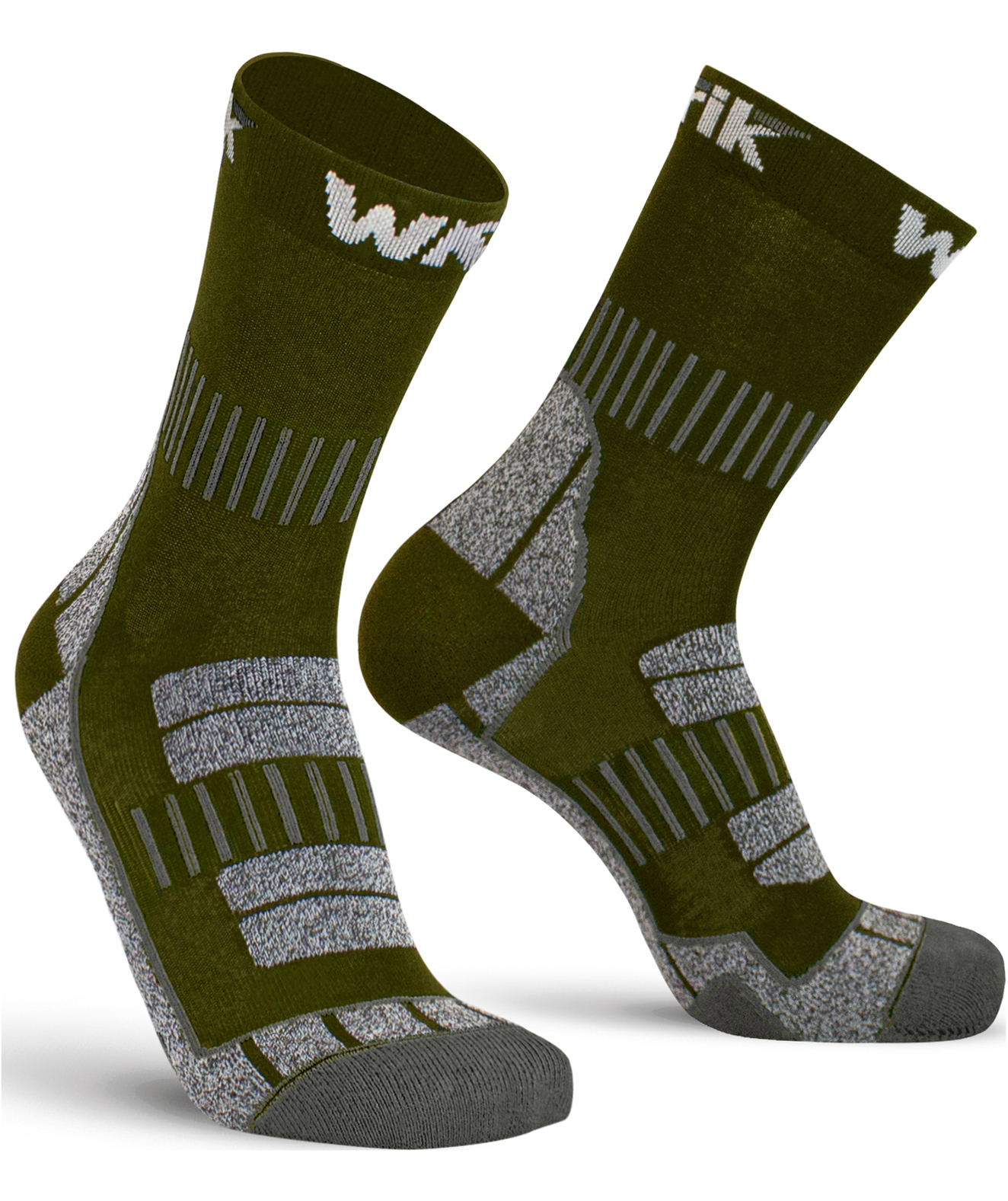 Worik Rock Merino socks with merino wool, Army Green, large image number 0