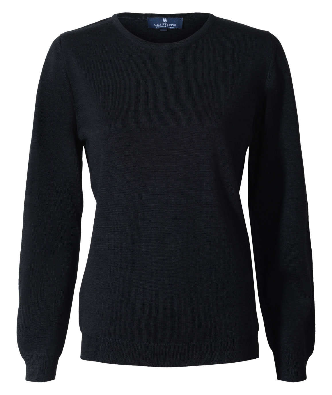 CC55 Copenhagen Damenpullover, Black, Black, swatch