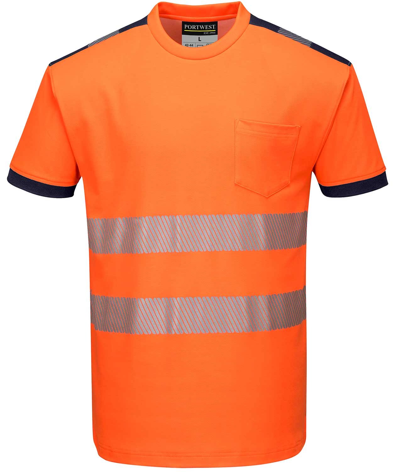 Hi-Vis Orange/Dunkel Marine