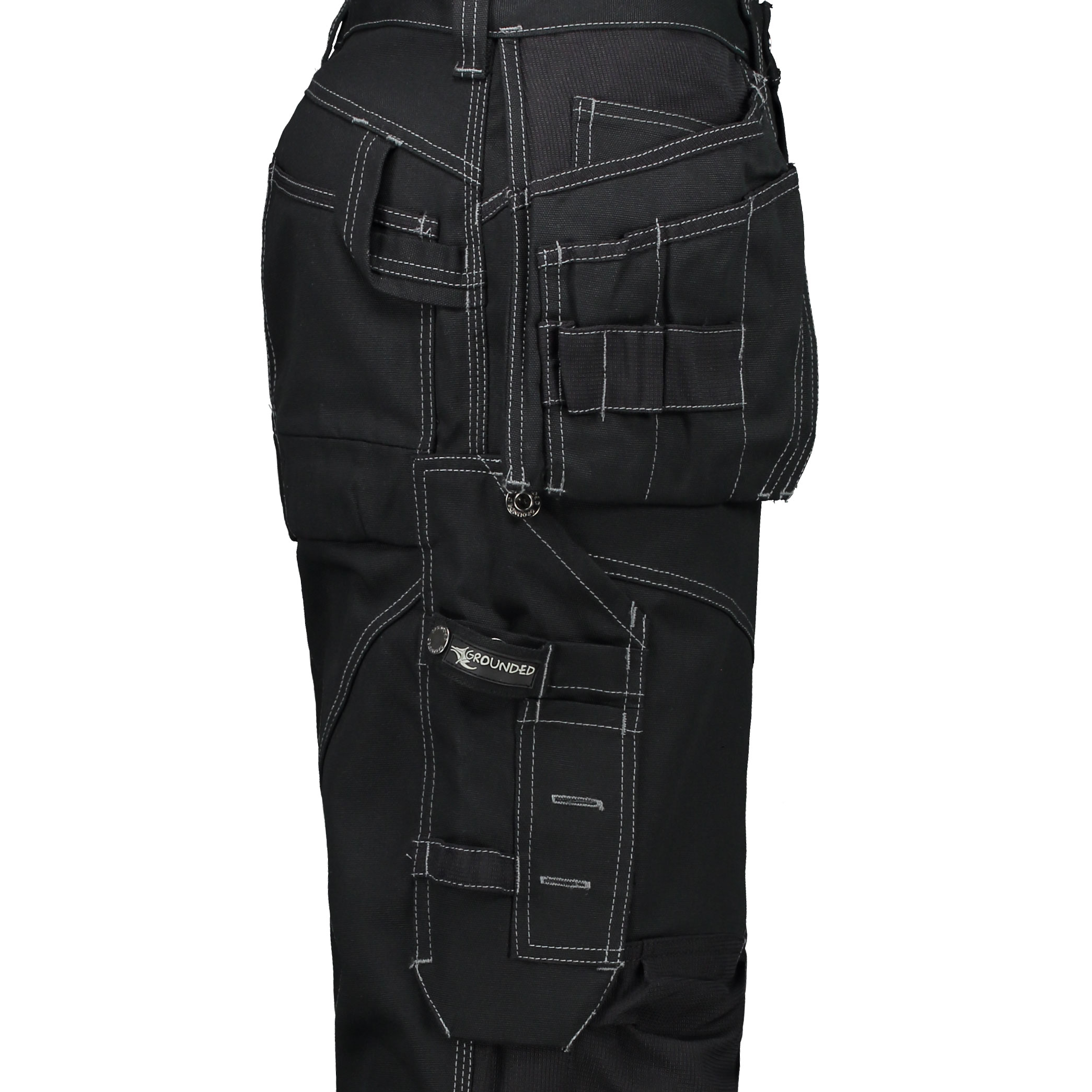 Grounded 2002 hantverksbyxa, Black, large image number 5