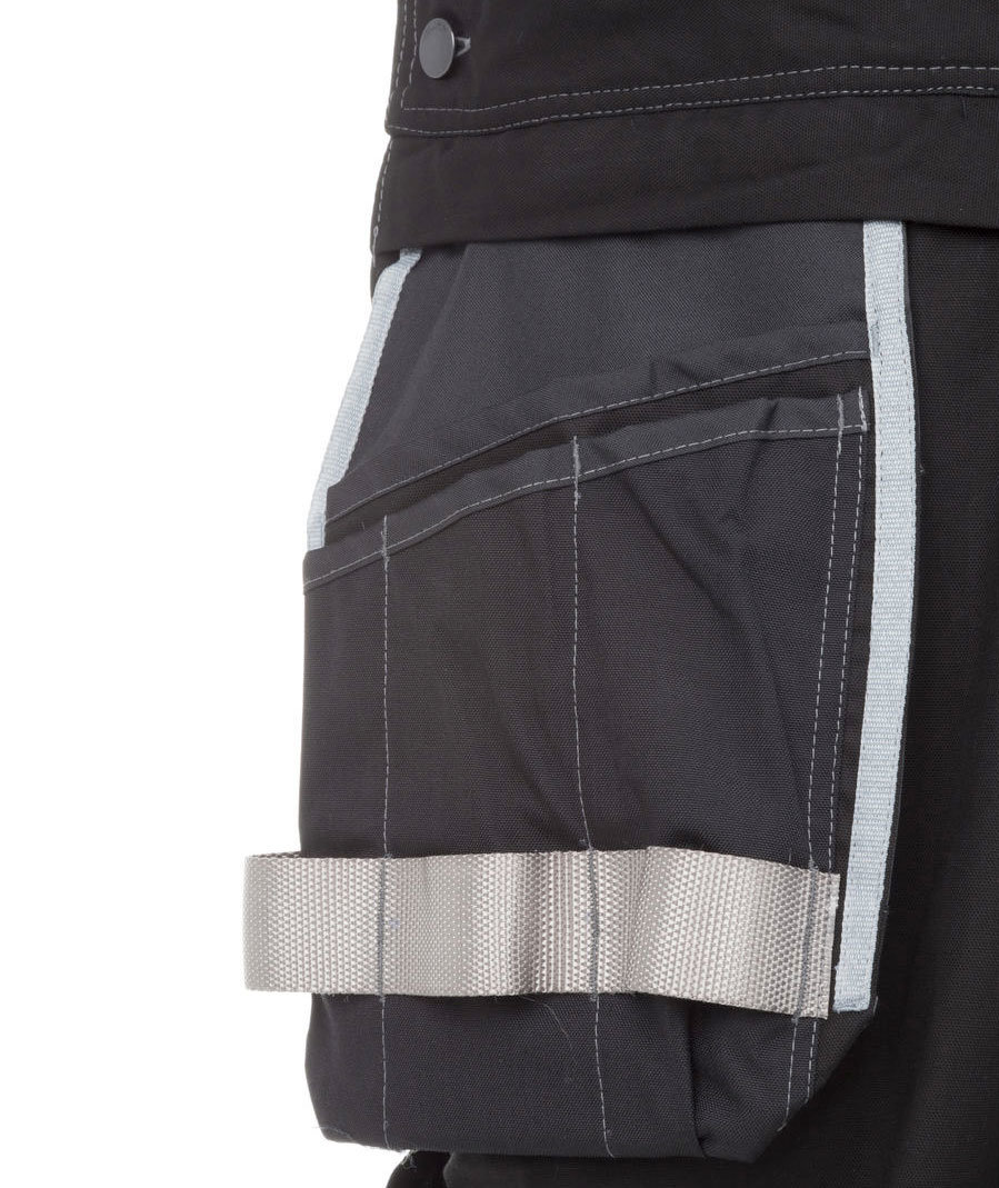 Kramp Technical h&auml;ngselbyxa, Svart, large image number 6