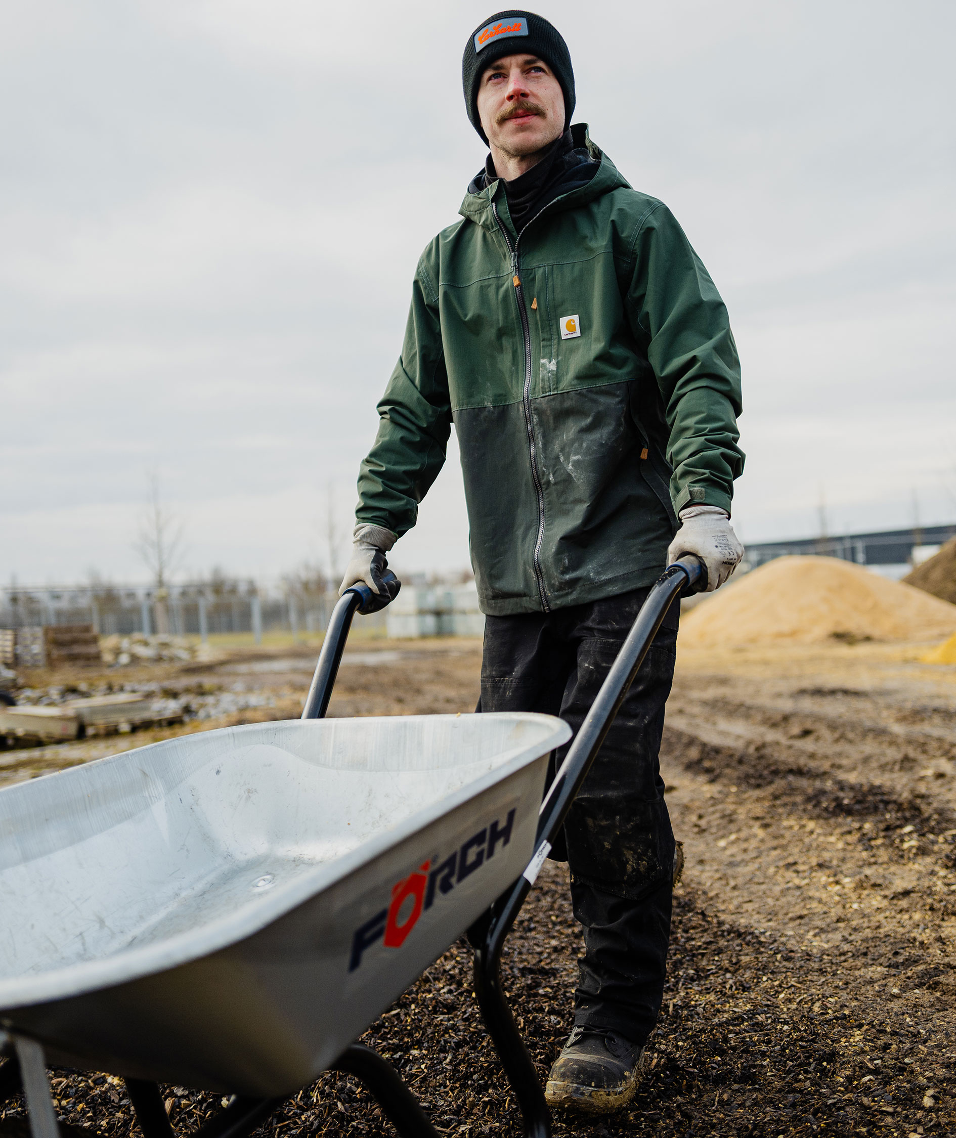 Carhartt jacka, Forestry Green/Dark Forestry Green