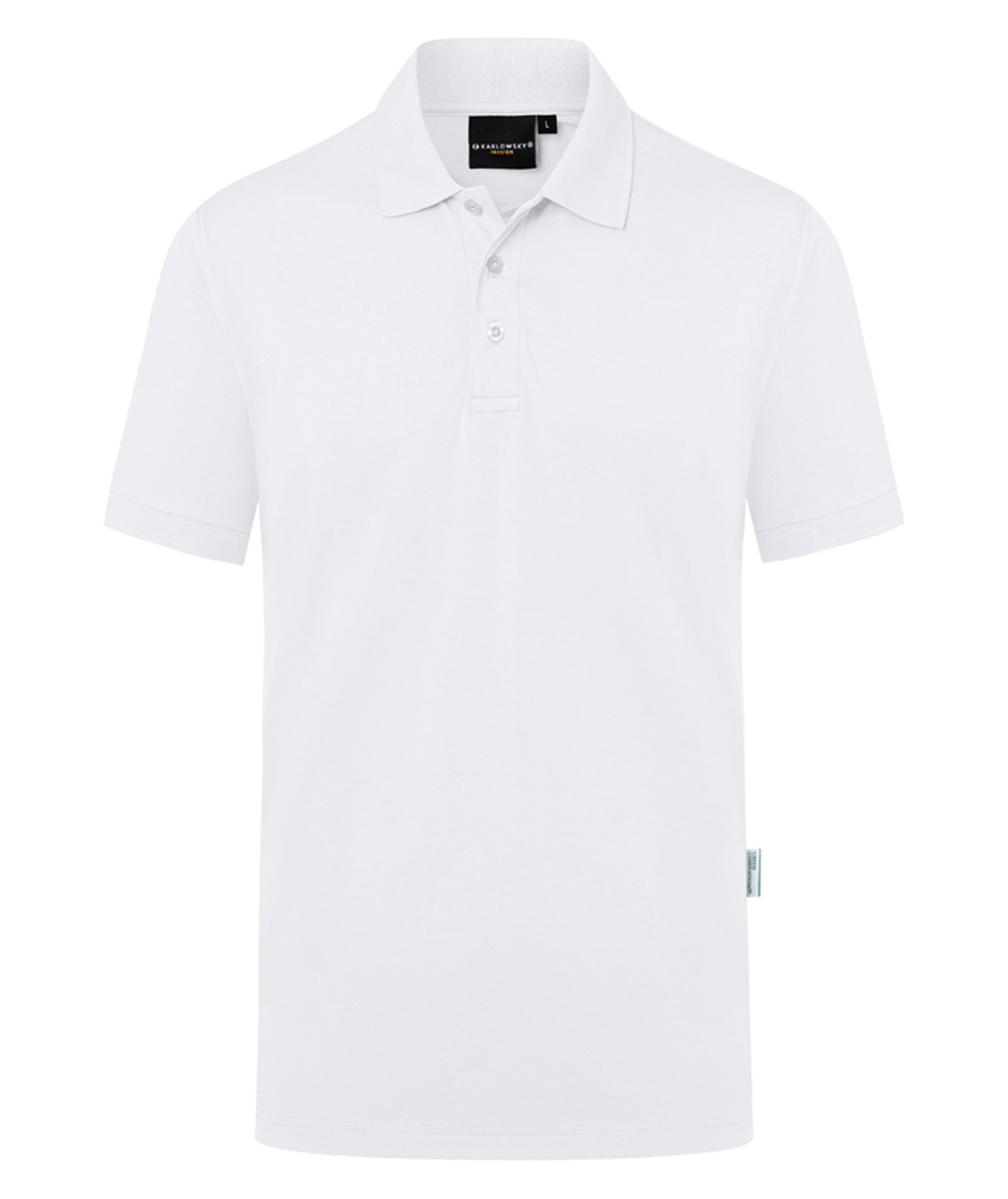 Karlowsky Modern-Flair Poloshirt, Wei&szlig;