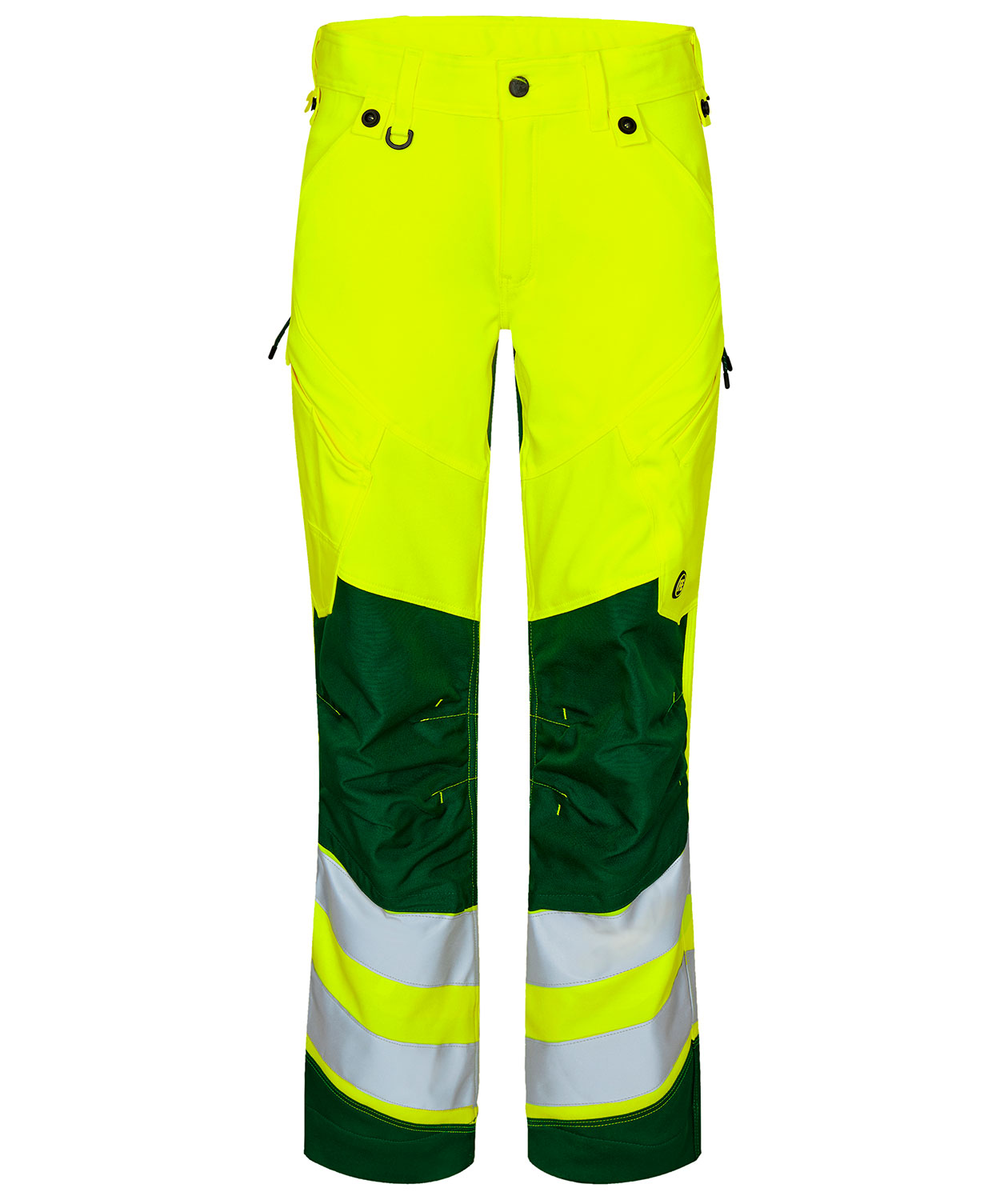 Engel Safety arbejdsbukser, Hi-vis Gul/Gr&oslash;n, Hi-vis Gul/Gr&oslash;n, swatch