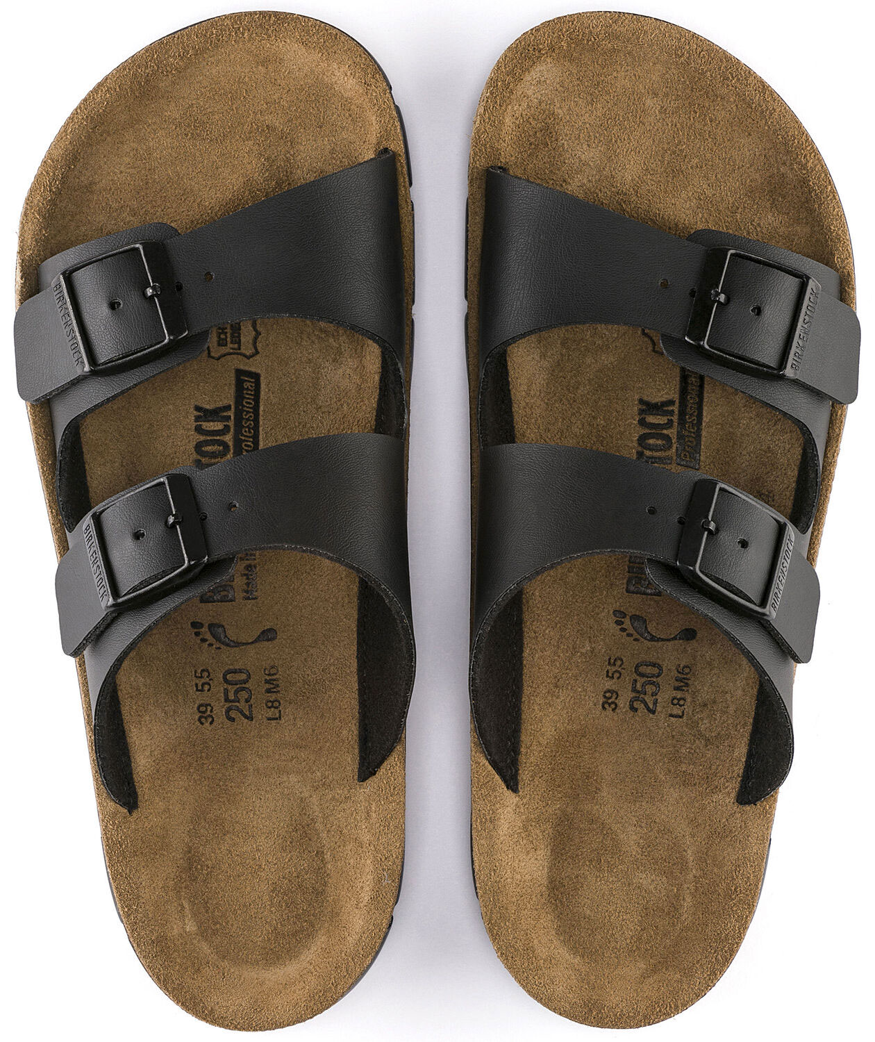 Birkenstock Bilbao Regular Fit sandaler, Sort, large image number 2