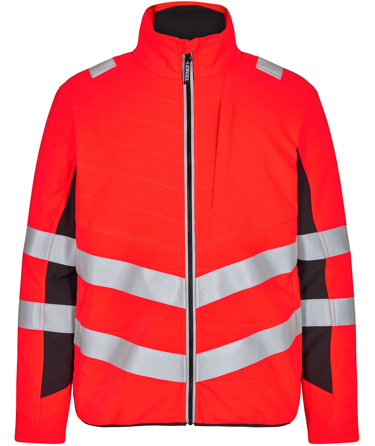 Engel Safety Steppjacke, Hi-vis Rot/Schwarz, Hi-vis Rot/Schwarz, swatch