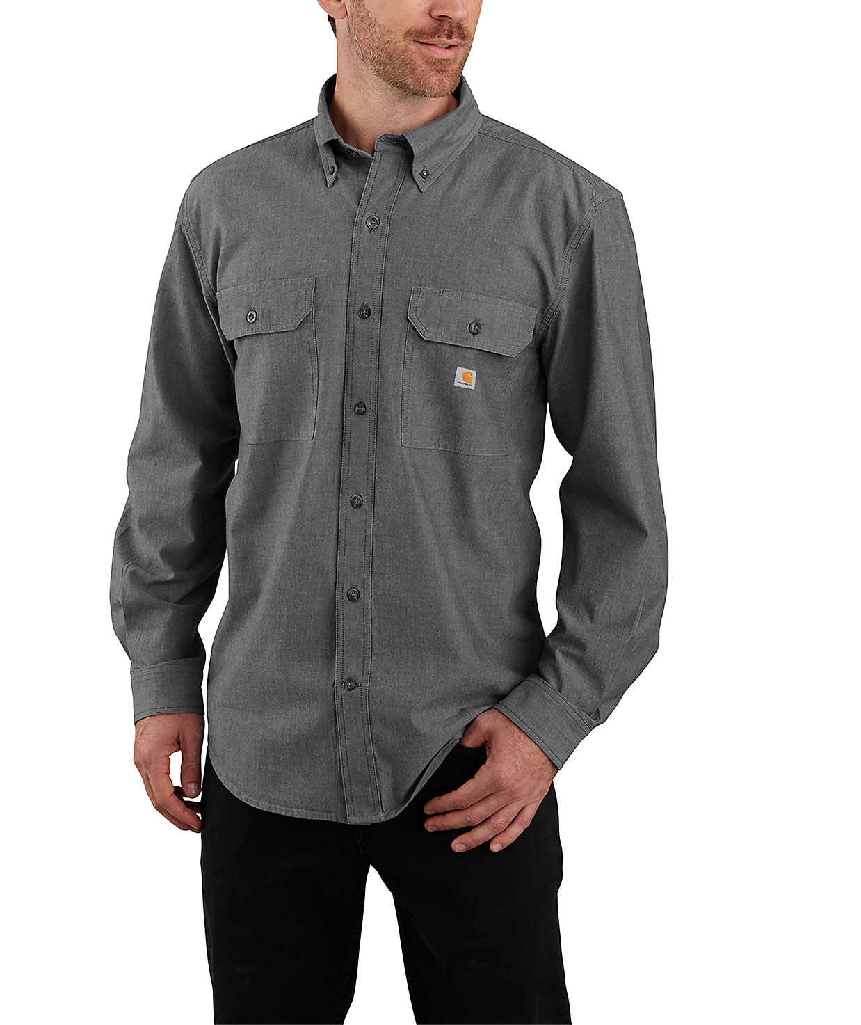 Carhartt Chambray skjorta, Black Chambray