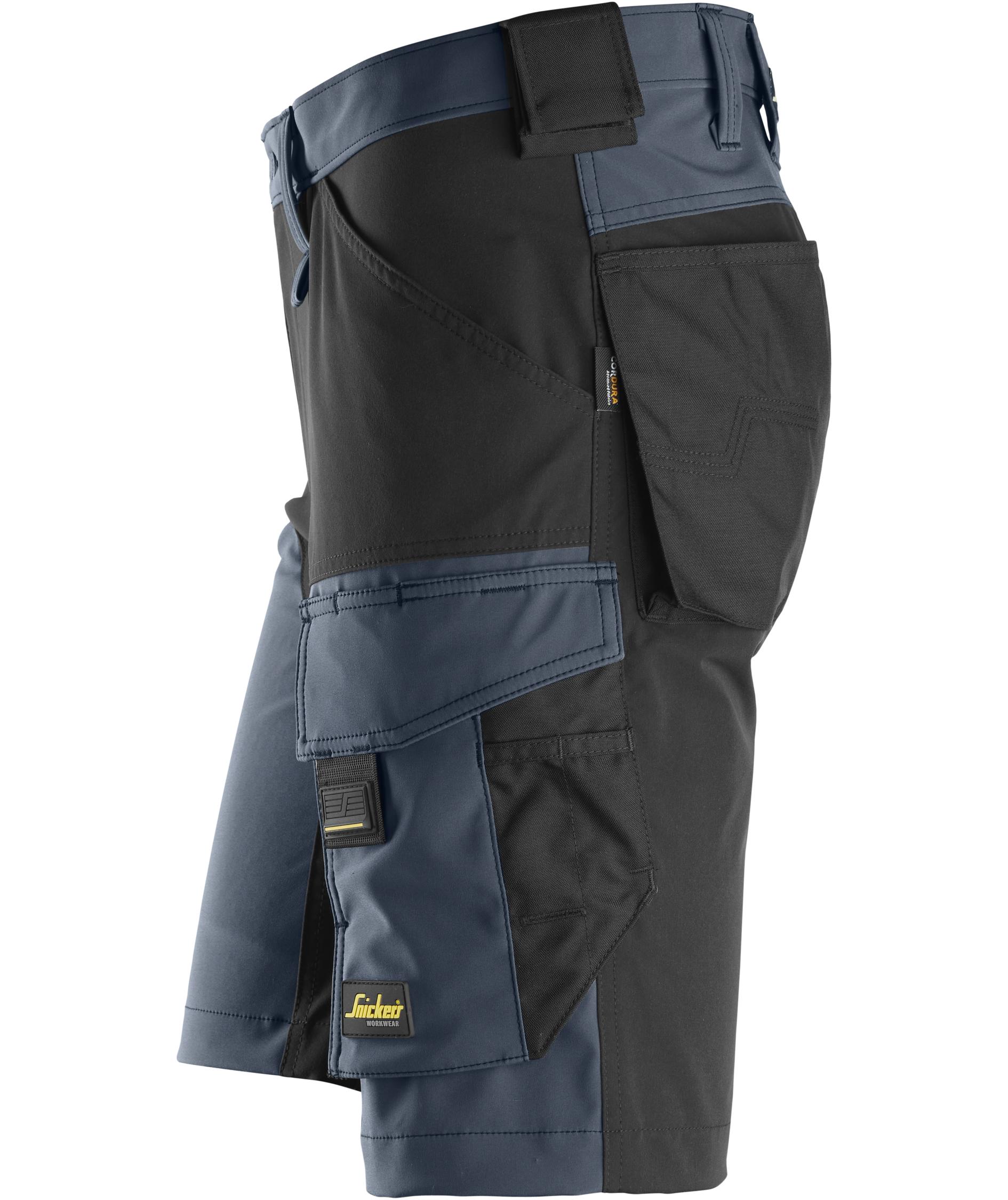 Snickers AllroundWork arbeidsshorts 6173 full, Navy/black, large image number 4