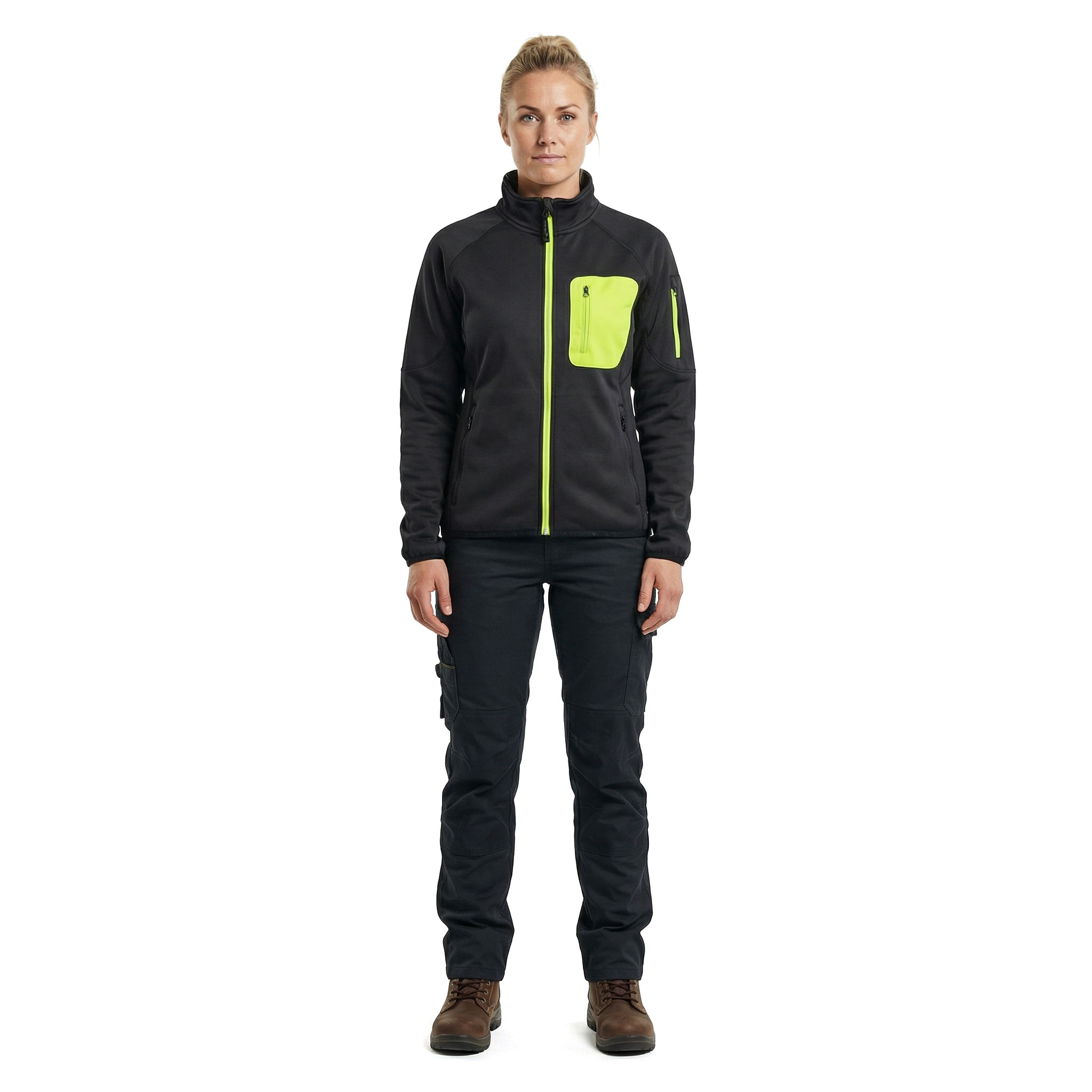 Grounded 7005 women's cardigan, Black, large image number 2