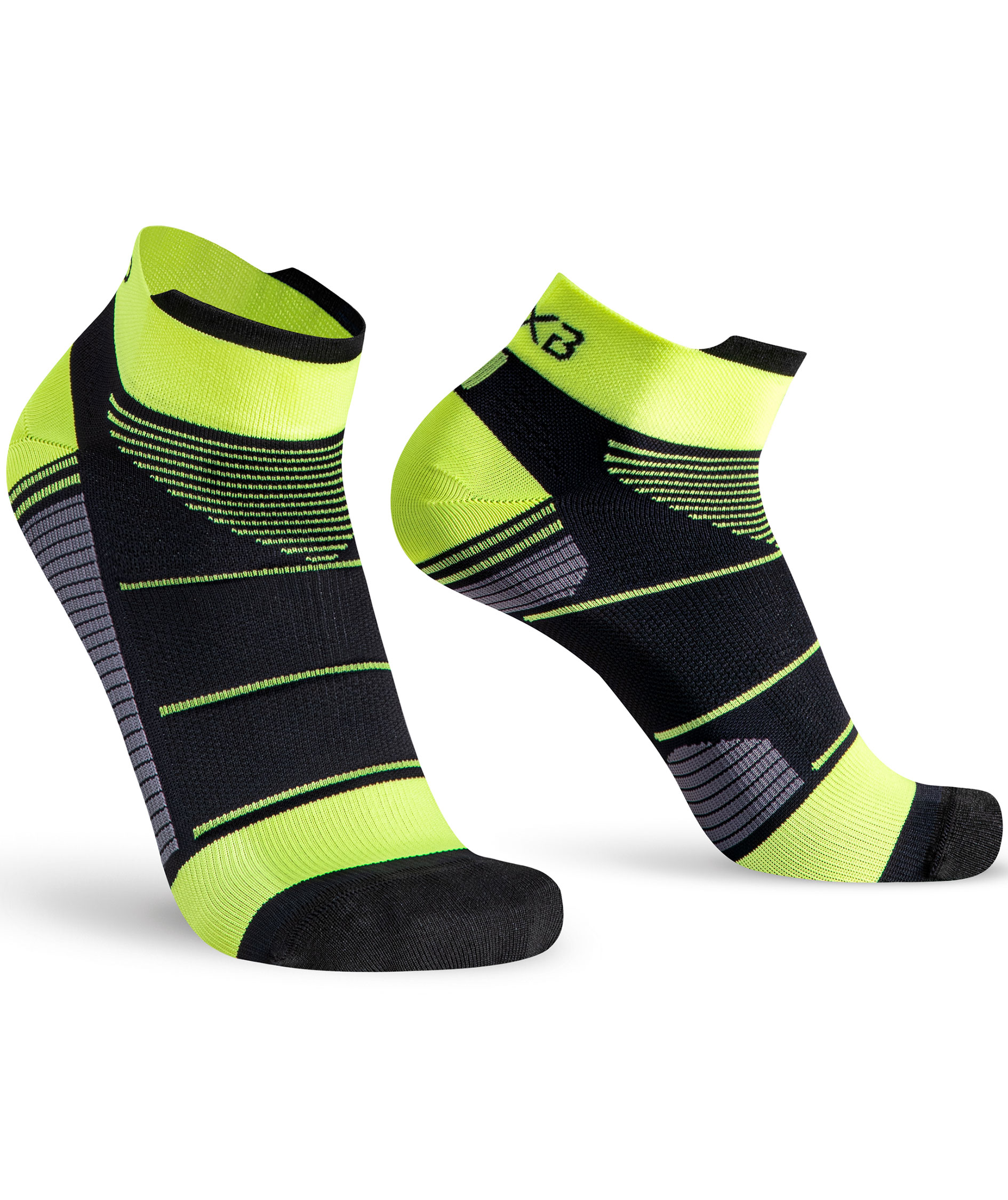 Oxyburn EvoSpeed Light ankelstr&oslash;mper, Black vision