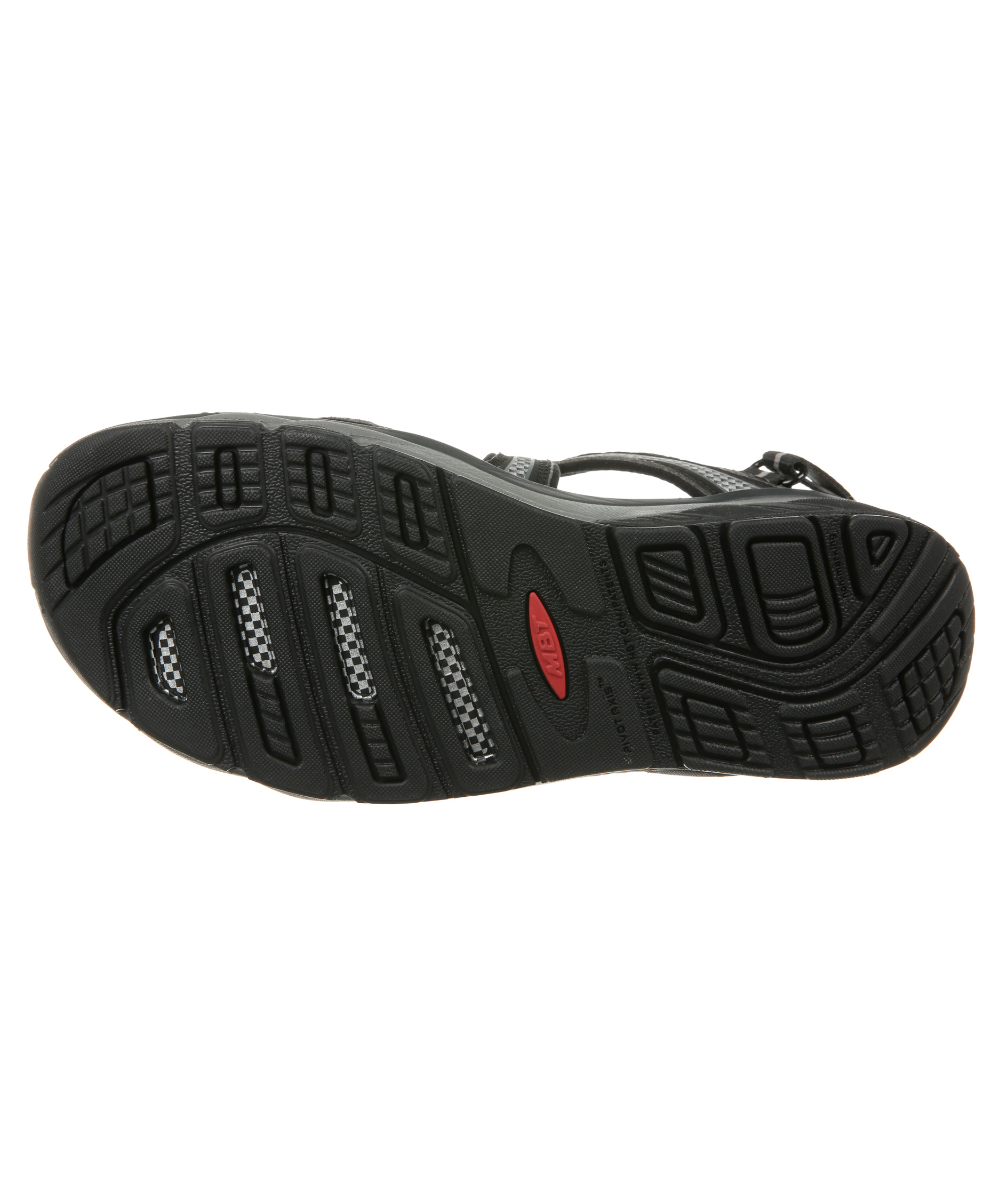 MBT Lila 6 dame sandaler, Svart, large image number 4