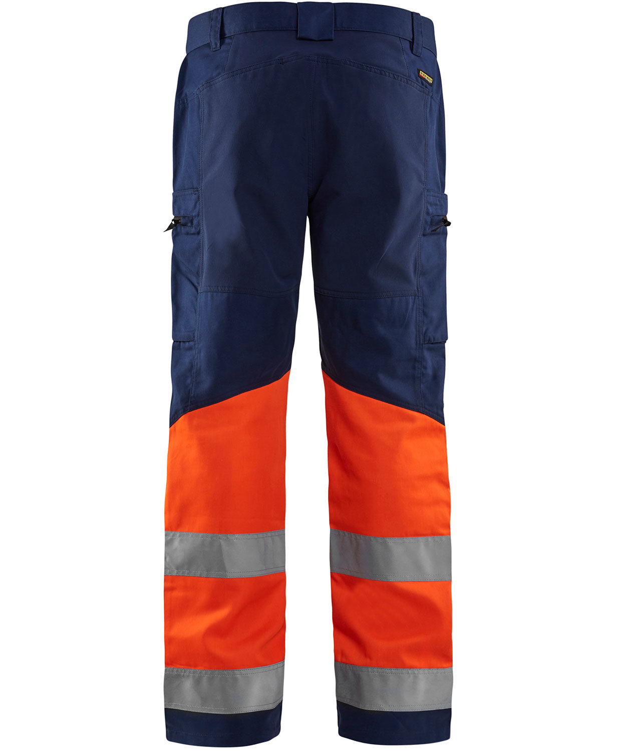 Bl&aring;kl&auml;der arbeidsbukse, Marine/Hi-Vis Oransje, large image number 1