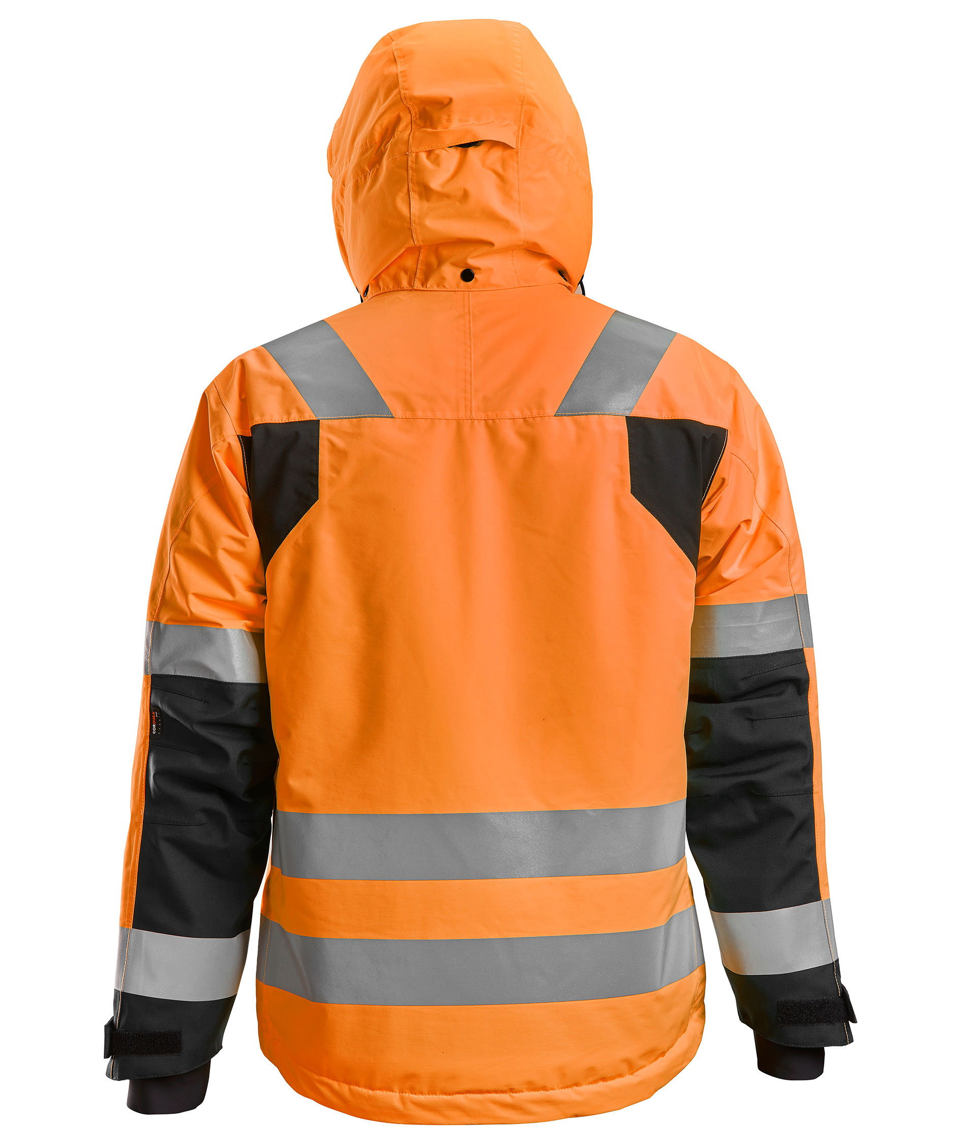 Snickers AllroundWork Winterjacke 1132, Hi-Vis Orange/Schwarz