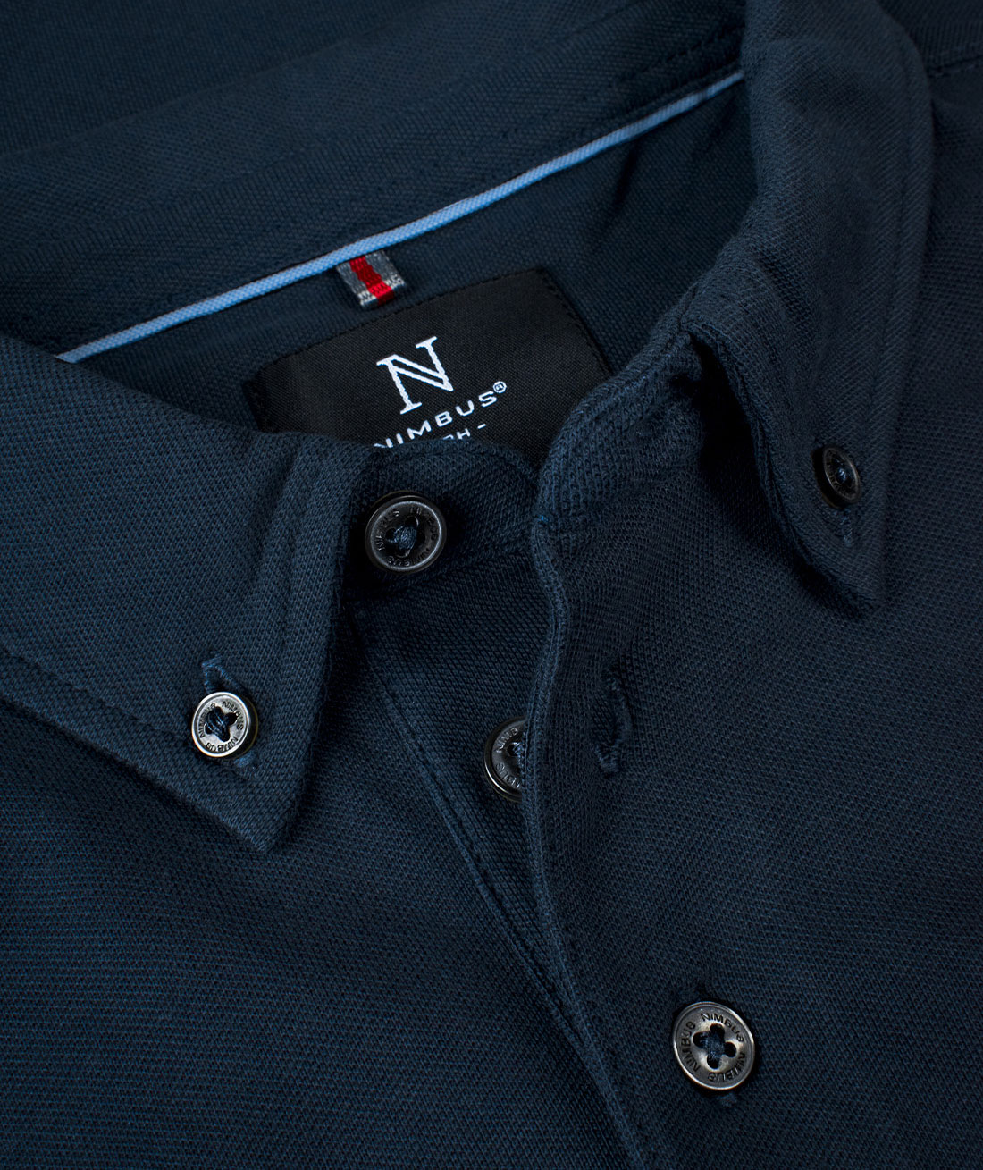 Nimbus Carlington lang&aelig;rmet Polo T-shirt, Navy, large image number 3