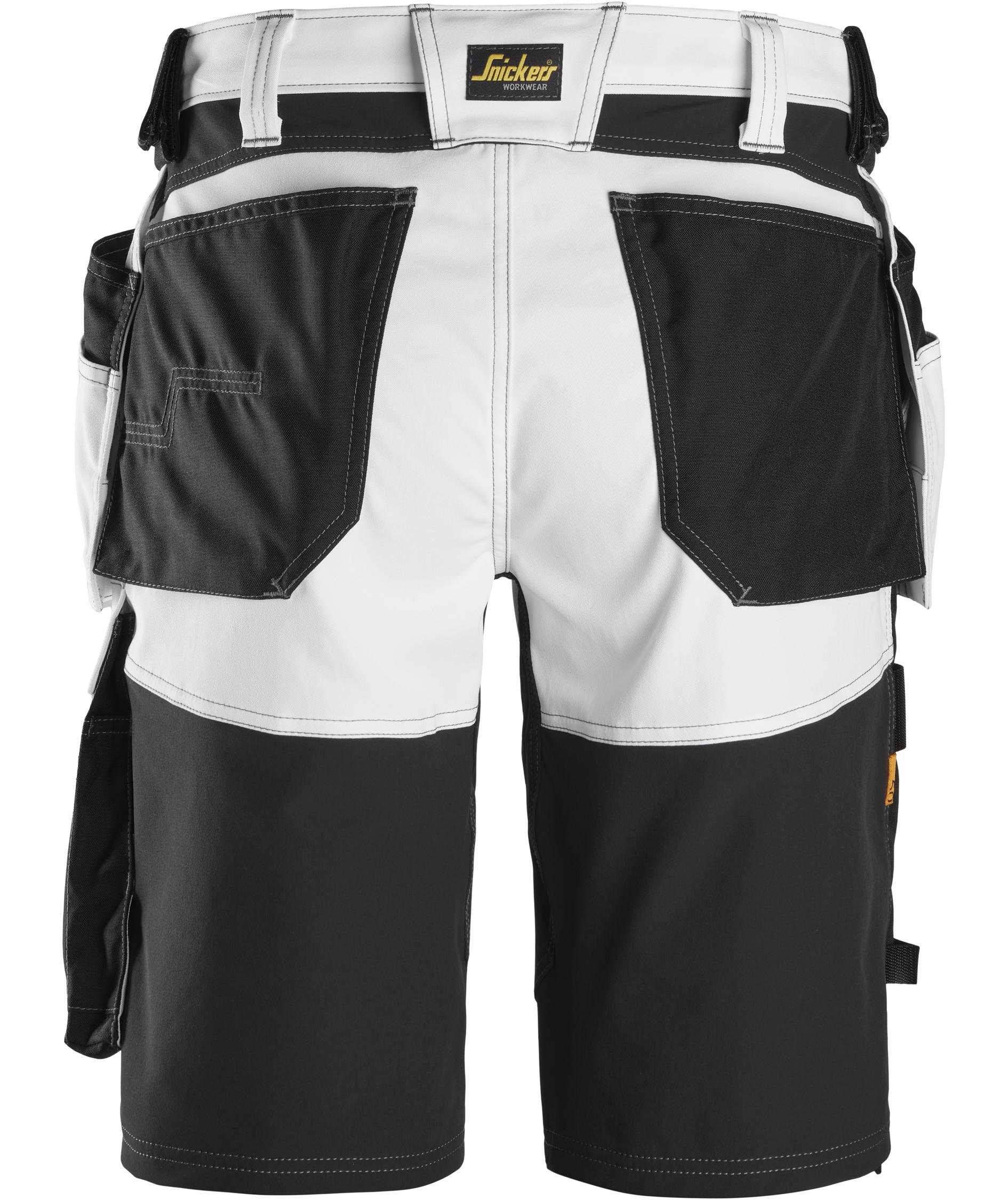 Snickers AllroundWork Handwerkershorts 6151, White/black, large image number 2