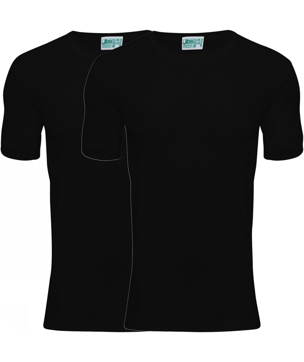 JBS 2-pak kort&aelig;rmet undertr&oslash;je, Sort