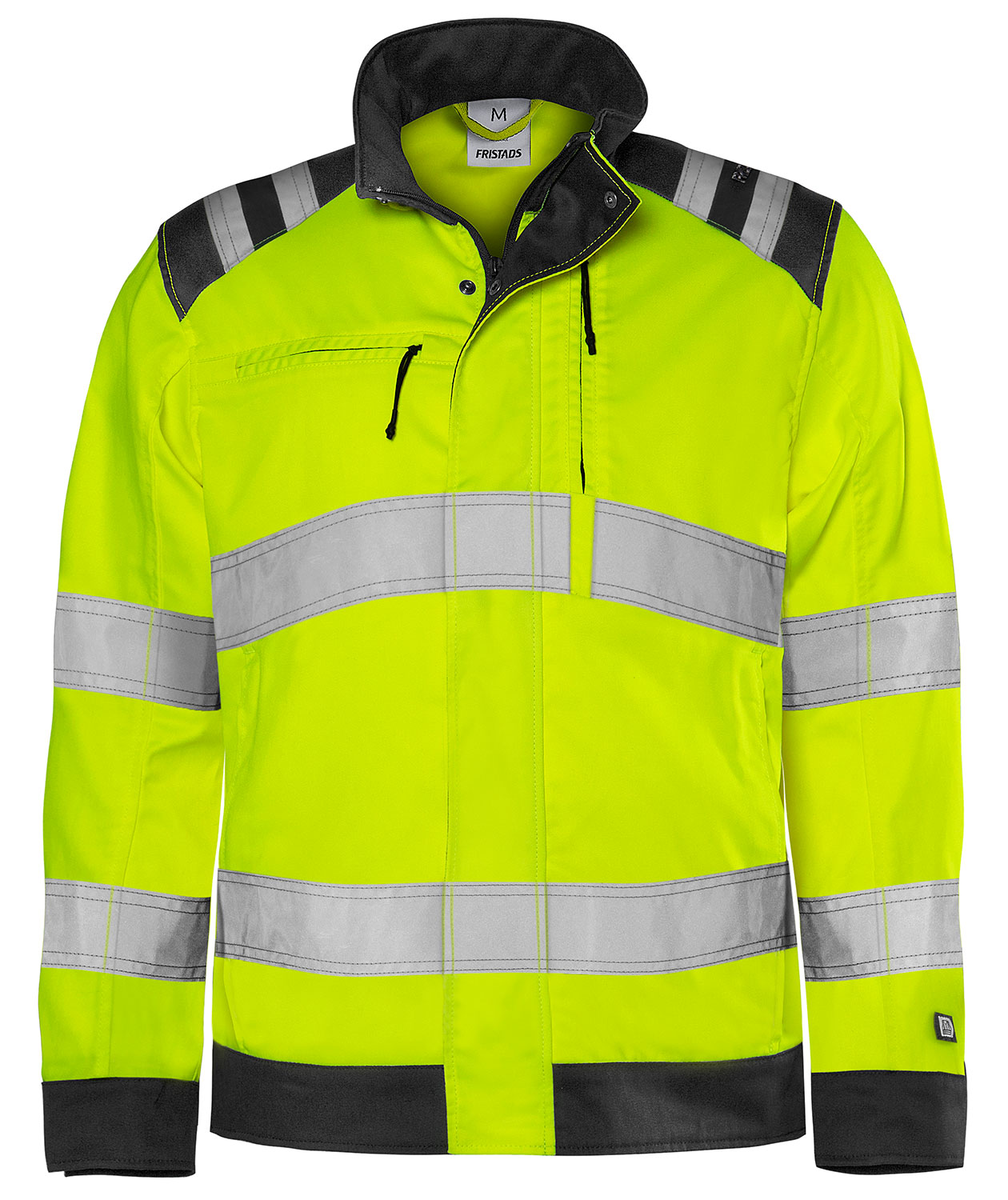 Fristads Green arbeidsjakke 4067 GPLU, Hi-vis Gul/Svart