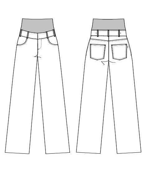 Kentaur mammabyxa benl&auml;ng 97 cm, Dark Rock, large image number 3