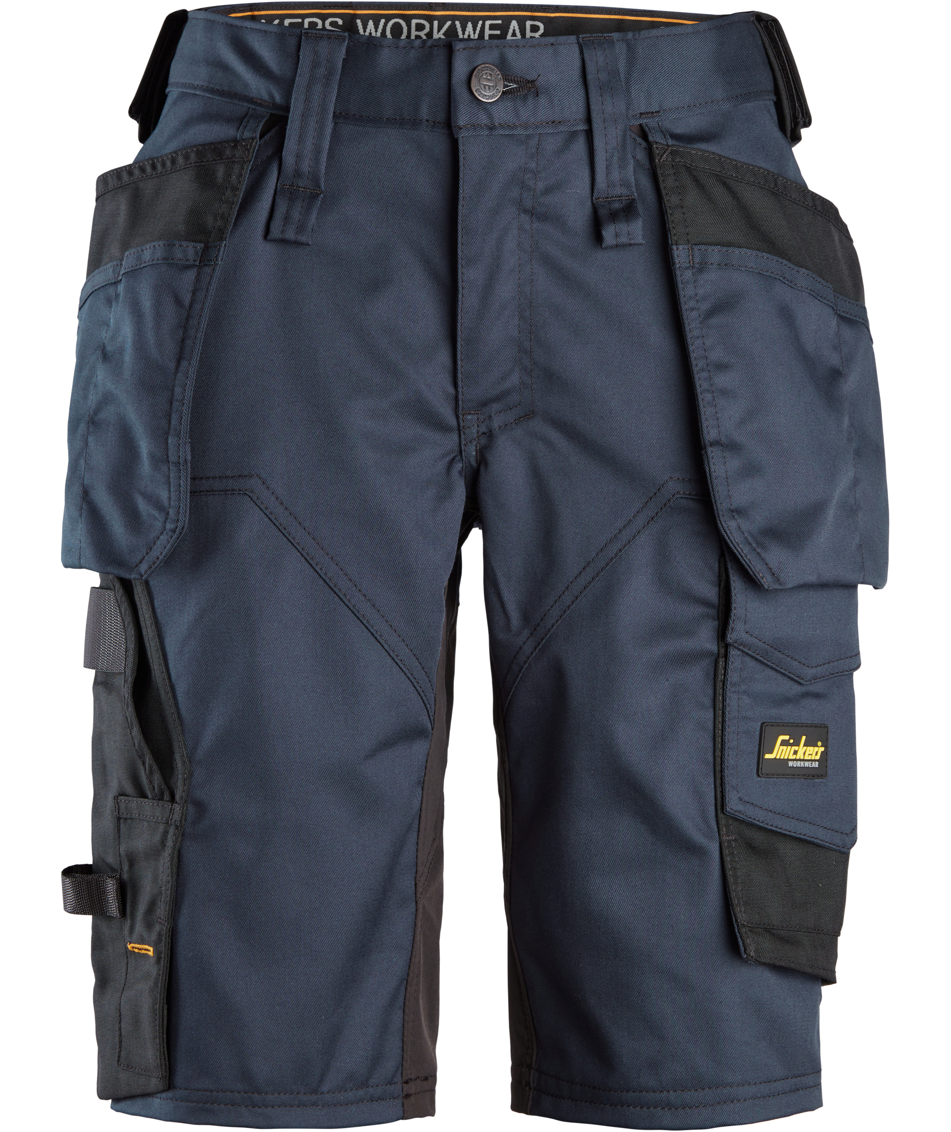 Snickers AllroundWork dame h&aring;ndverkershorts 6147, Navy/Svart