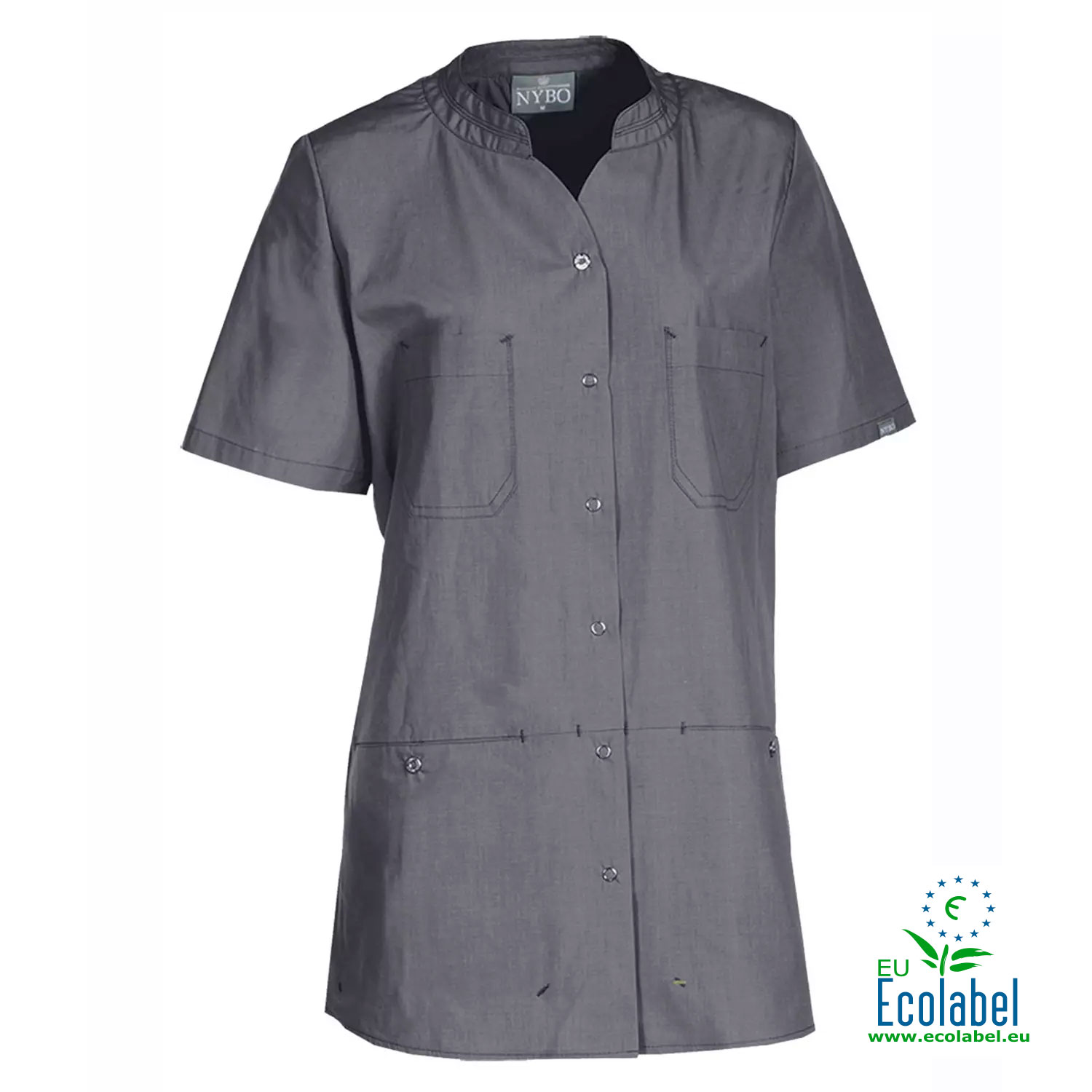 Nybo Workwear Nature tunika dam, M&ouml;rkgr&aring;, M&ouml;rkgr&aring;, swatch